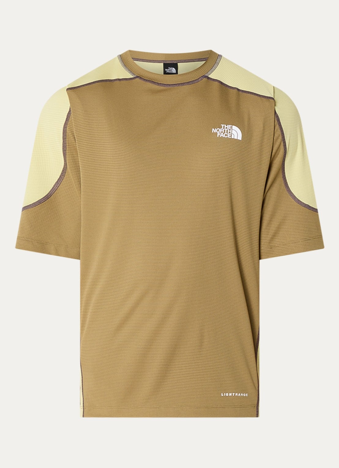 The North Face T-shirt met logo - voorkant 3 khaki