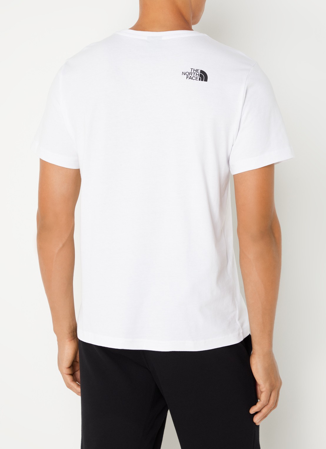 The North Face T-shirt met logo - achterkant wit