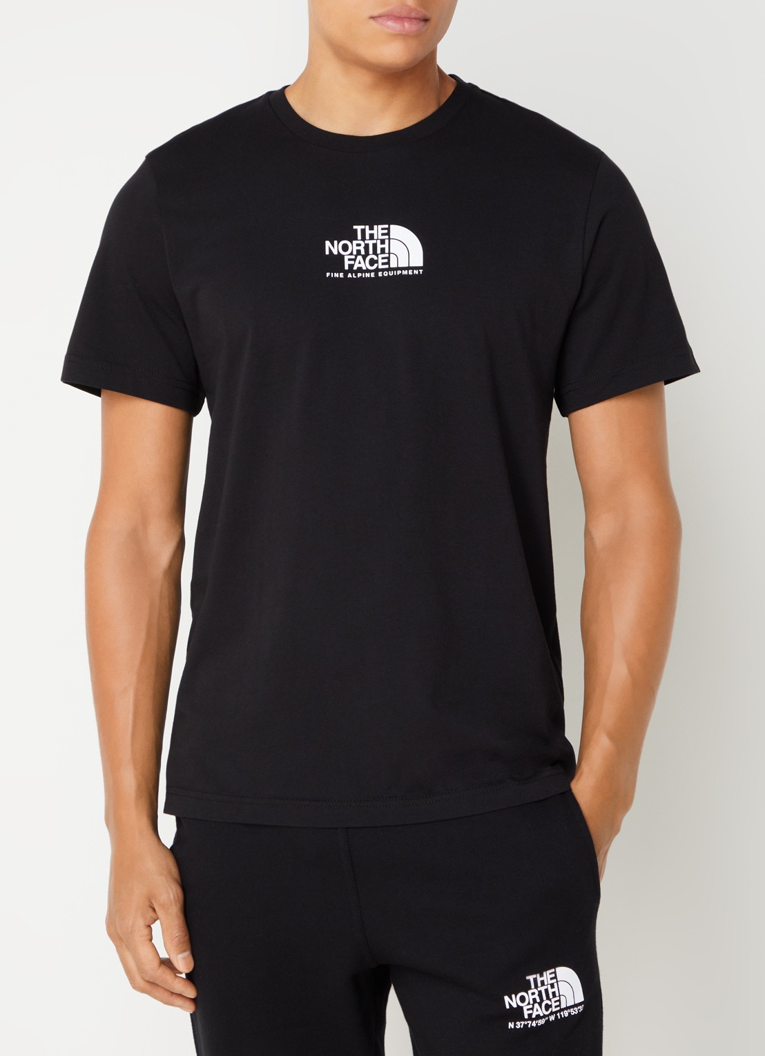 The North Face T-shirt met logo - detail 3 zwart