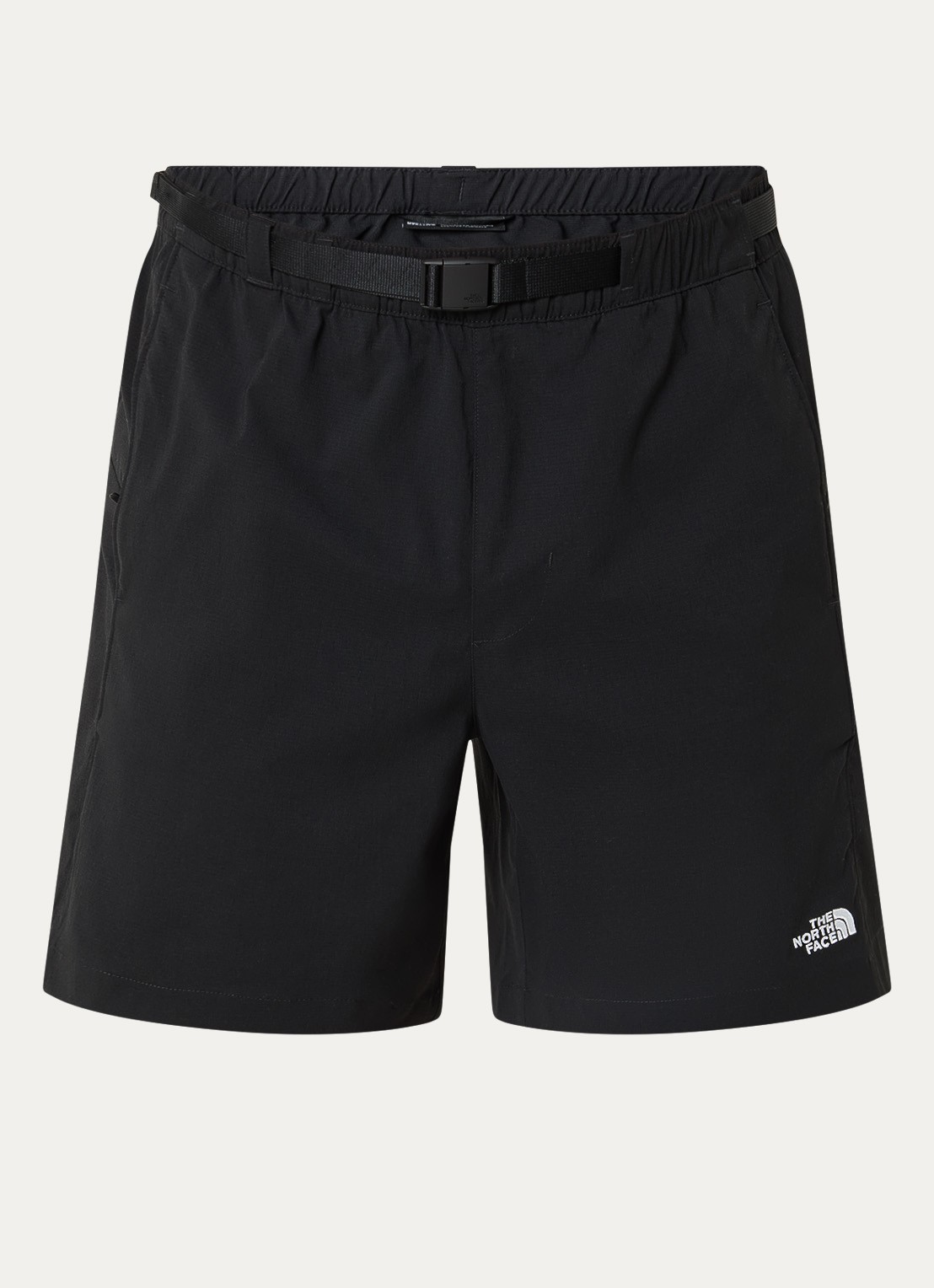 The North Face Wide fit korte broek met logoborduring - voorkant 2 zwart