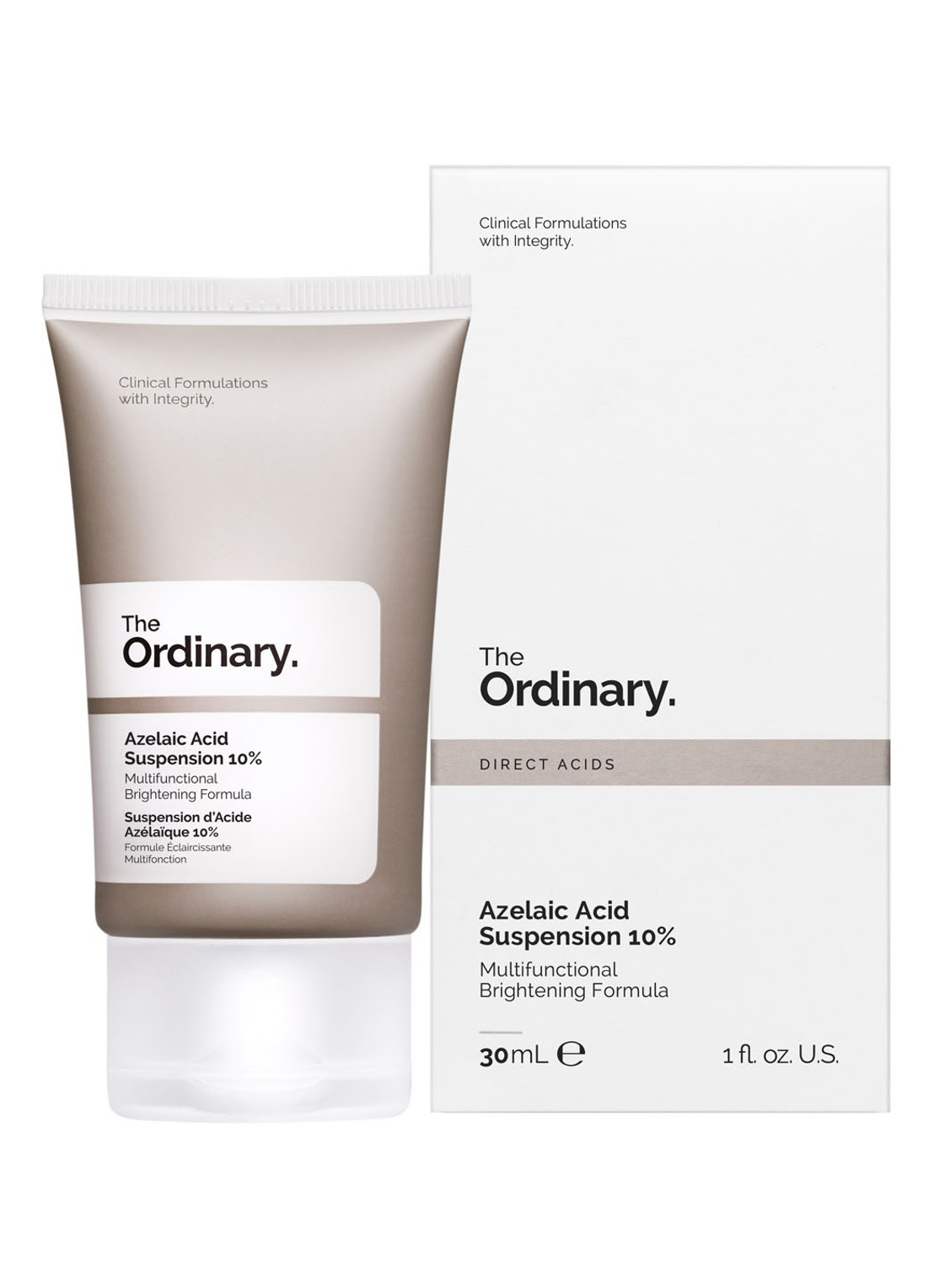 The Ordinary Azelaic Acid Suspension 10% - verhelderende dag- & nachtcrème - voorkant 4 undefined