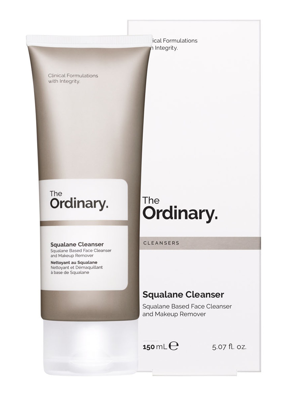 The Ordinary Bigger Squalane Cleanser - gezichtsreiniger  - voorkant 3 undefined