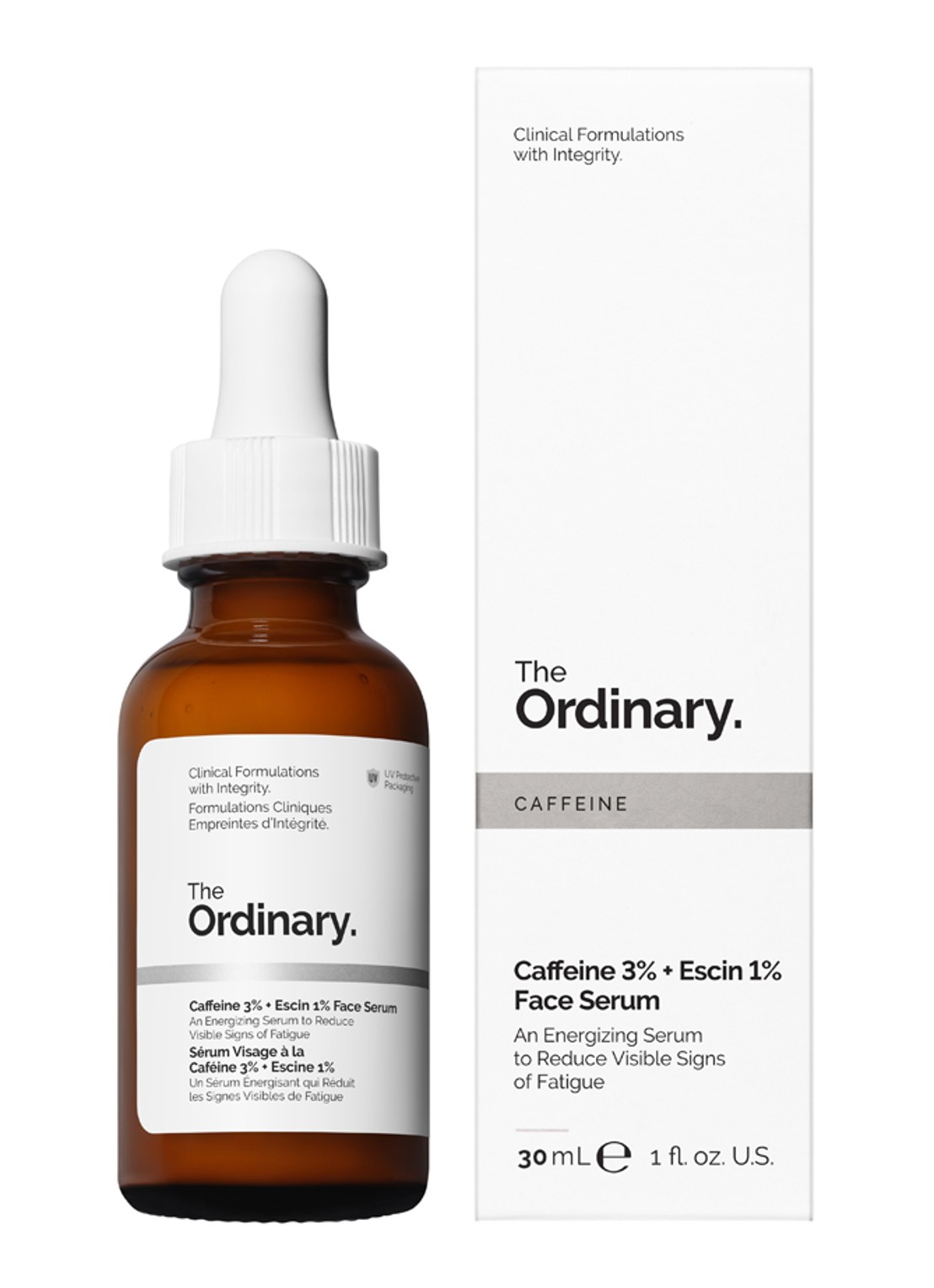 The Ordinary Caffeine 3% + Escin 1% - Energizing Face Serum - voorkant 6 undefined