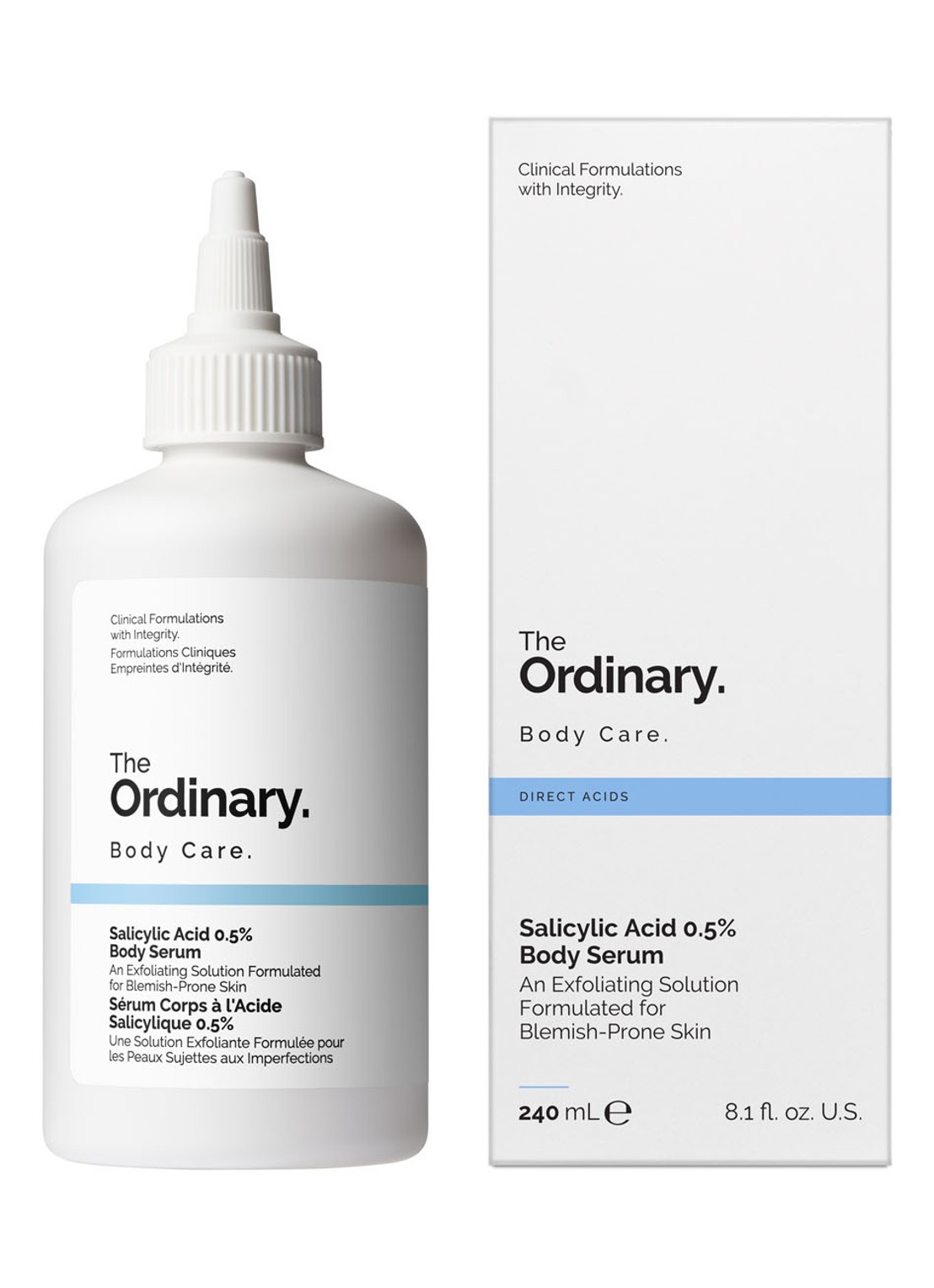 The Ordinary Salicylic Acid 0.5% Body Serum - lichaamsserum - voorkant 2 undefined