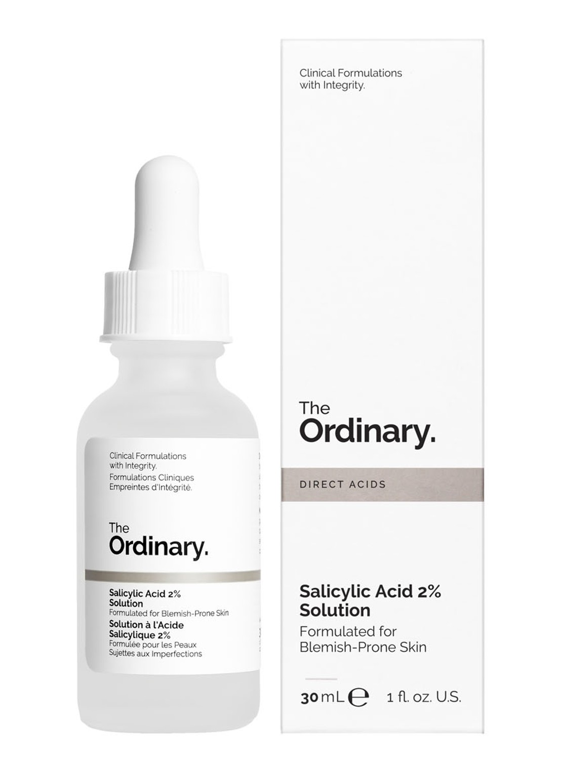The Ordinary Salicylic Acid 2% Solution - exfoliant  - voorkant 2 undefined