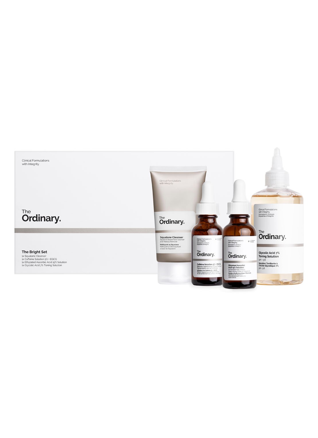 The Ordinary The Bright Set - verzorgingsset - voorkant 3 undefined