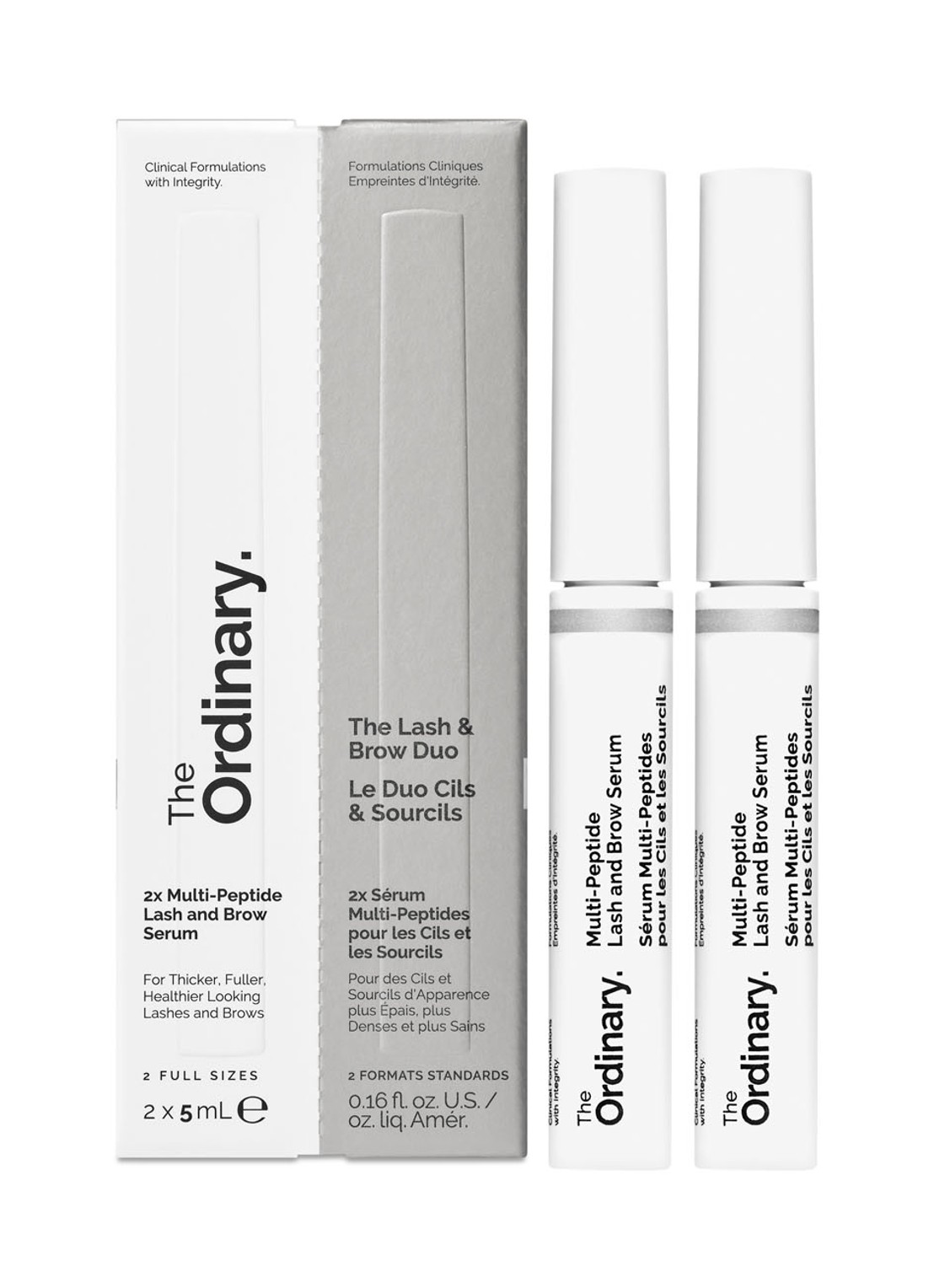 The Ordinary The Lash & Brow Duo - wenkbrauw- en wimper serum t.w.v. €38,30 - voorkant 2 undefined