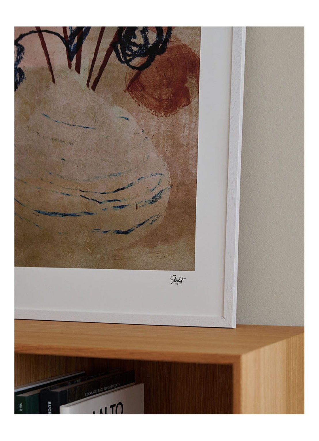THE POSTER CLUB Blooming, Johannes Geppert print - detail 3 beige