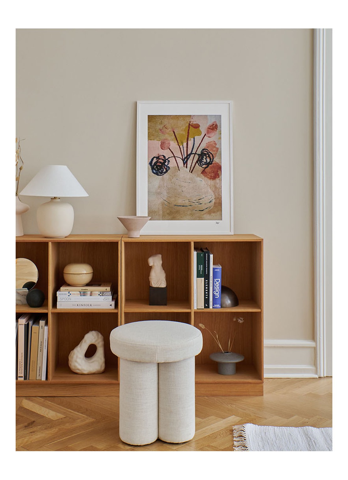 THE POSTER CLUB Blooming, Johannes Geppert print - voorkant 2 beige