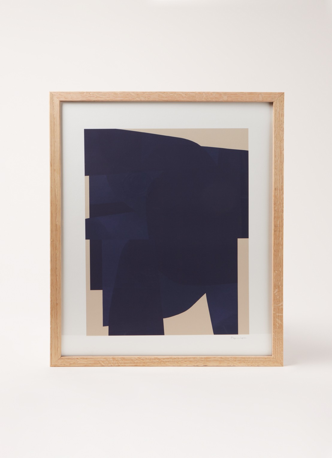 THE POSTER CLUB Blue, Berit Mogensen Lopez print - voorkant 3 donkerblauw