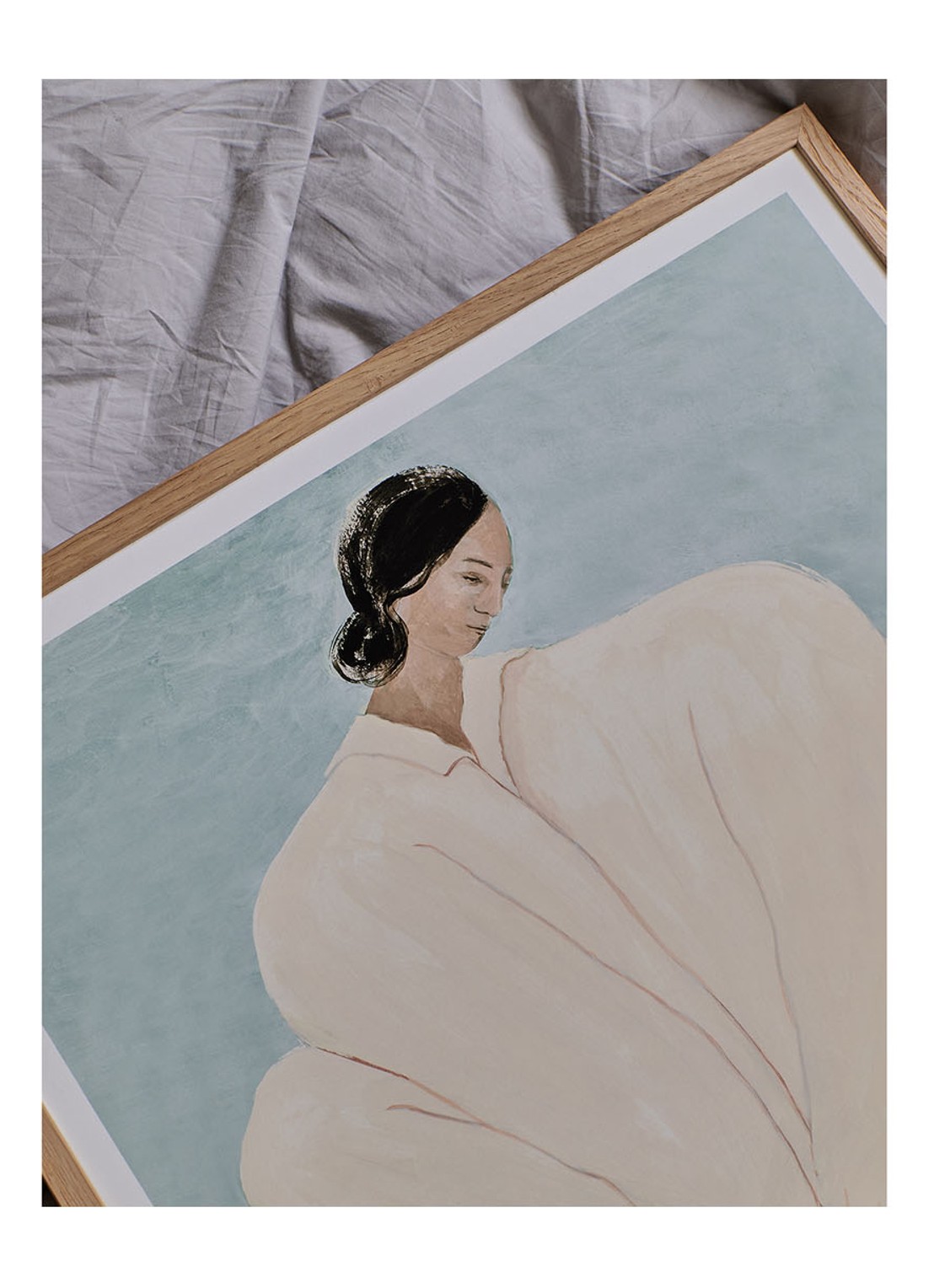 THE POSTER CLUB Meet Me At Jaures, Sofia Lind print - detail mint