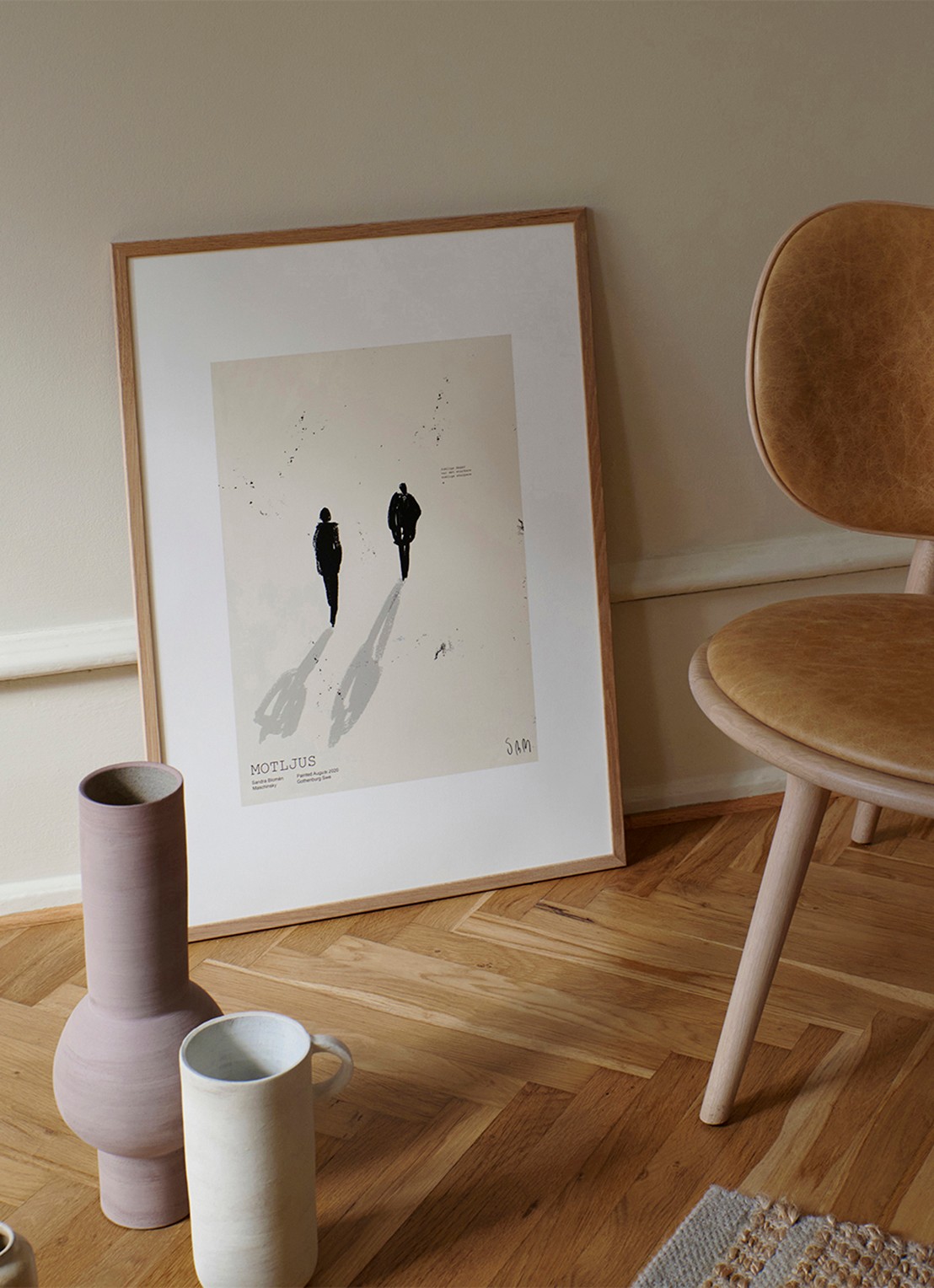 THE POSTER CLUB Motljus, Sandra Blomén Maschinsky print - voorkant 2 wit