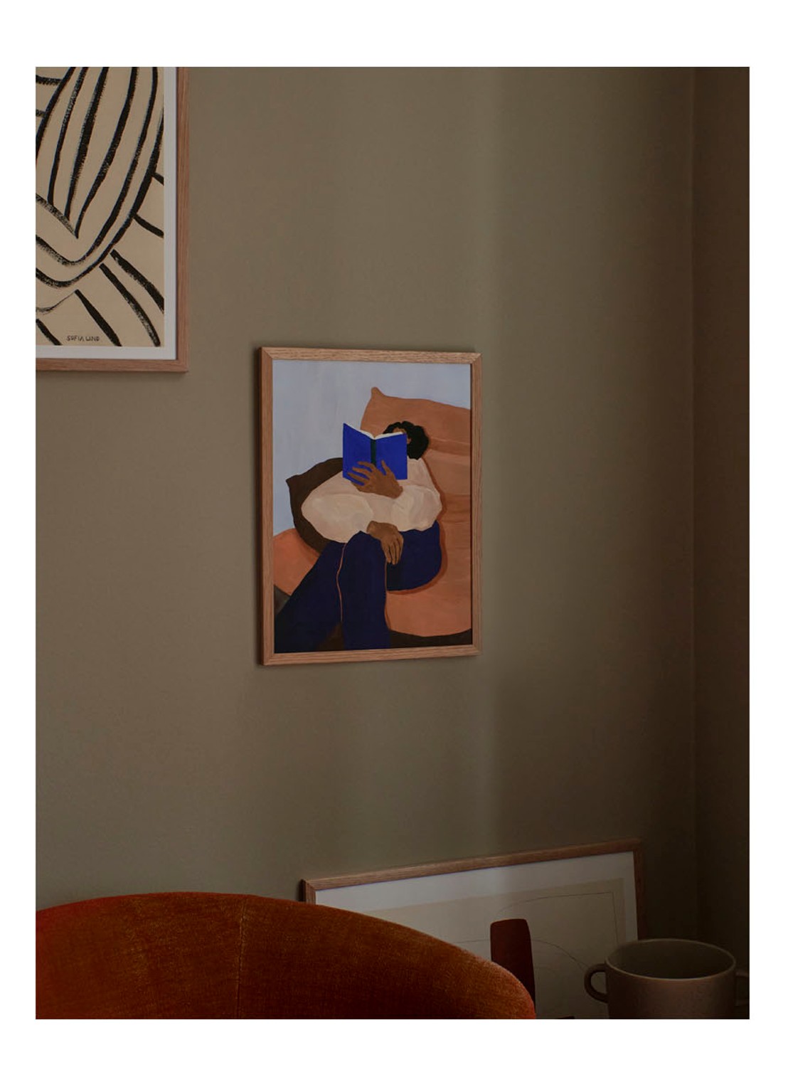 THE POSTER CLUB The Togo, Hanna Peterson print - voorkant 2 blauw