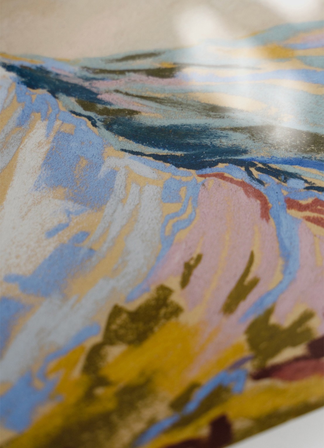 THE POSTER CLUB Velvet Peak III, Mandy Maria print - detail 3 multicolor