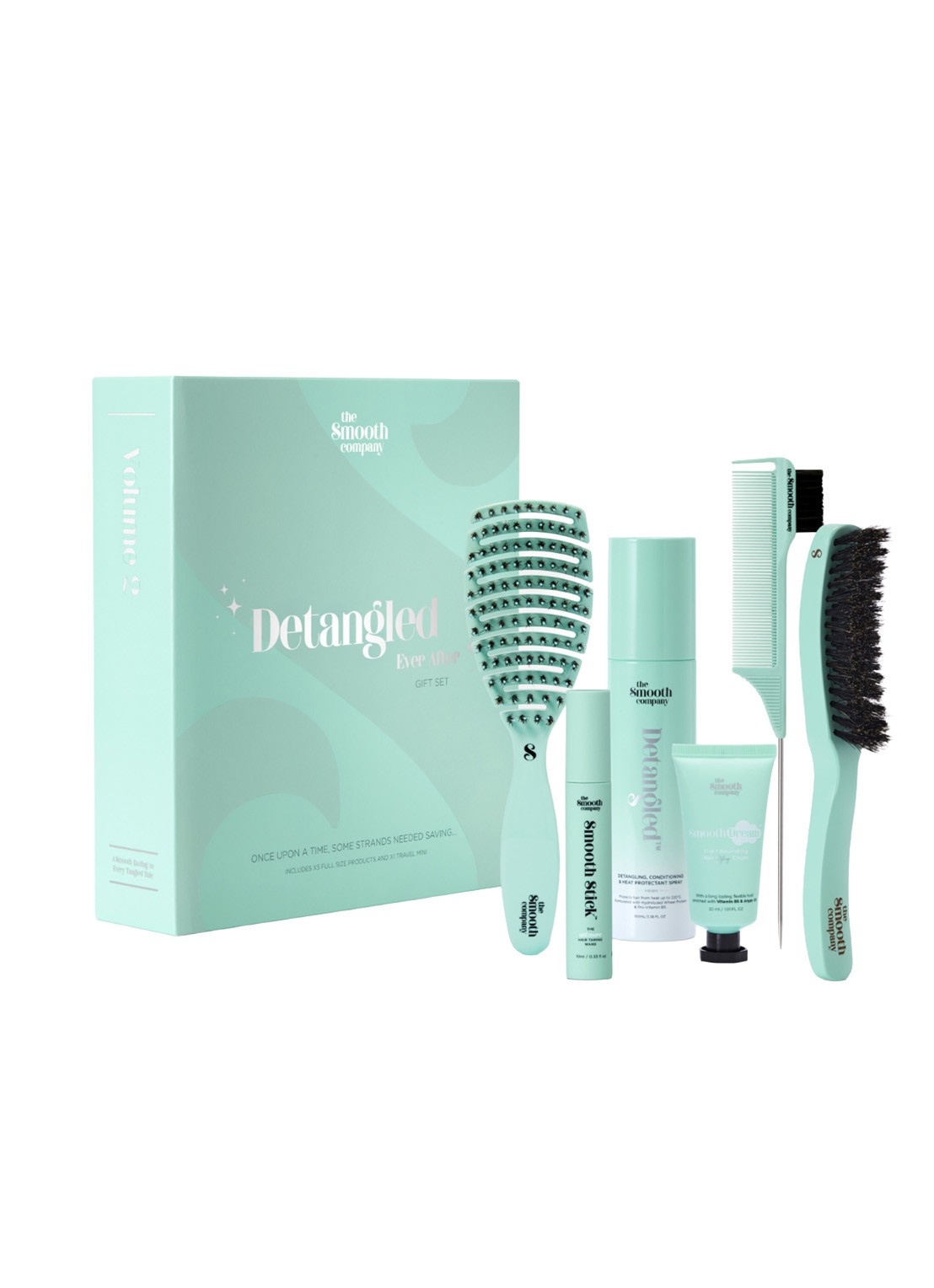 The Smooth Company Detangled Ever After - haarverzorgingsset - voorkant 3 undefined