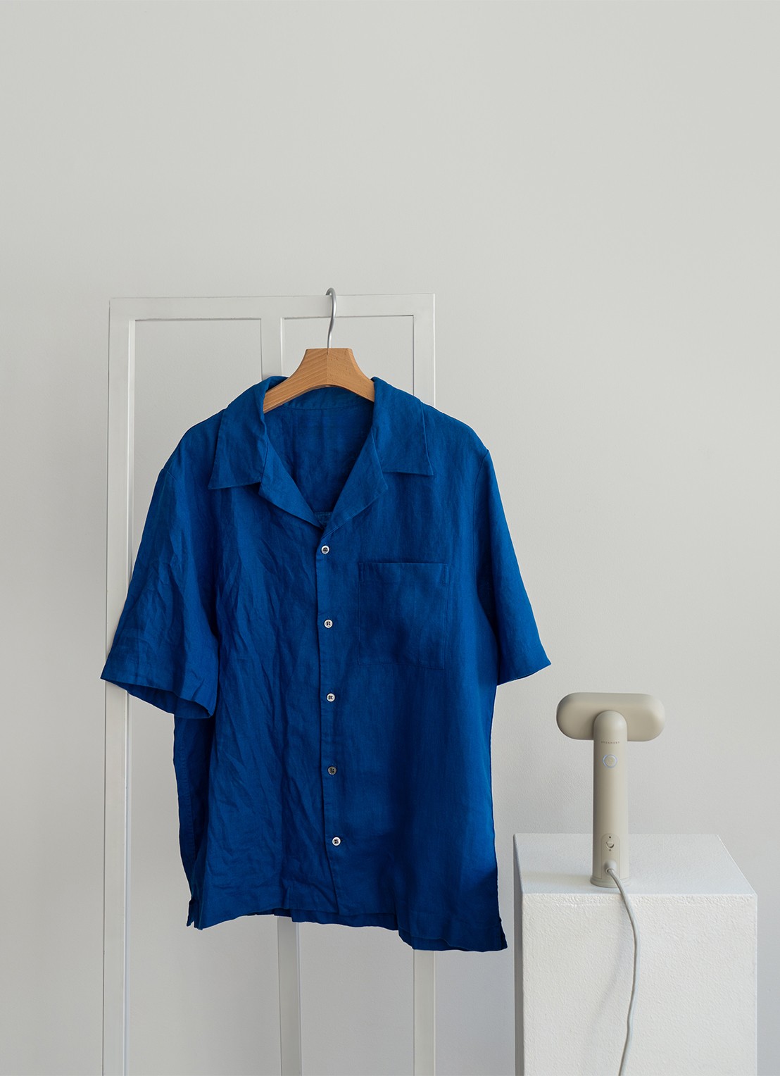 The Steamery Cirrus Lite Travel kledingstomer - detail 6 zand