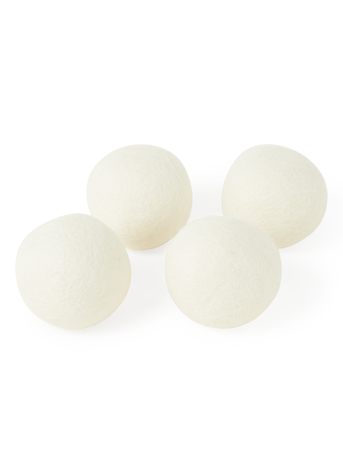 The Steamery Tumble Dryer Balls drogerballen set van 4 - voorkant wit