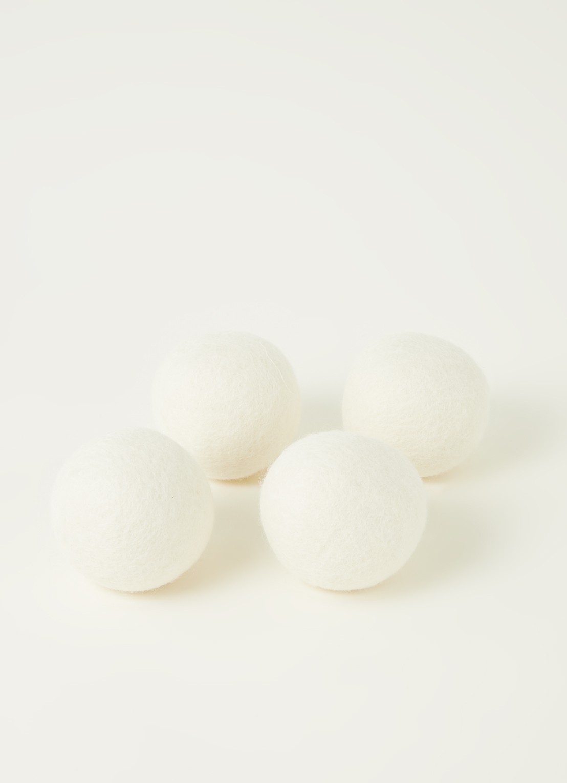 The Steamery Tumble Dryer Balls drogerballen set van 4 - voorkant 2 wit