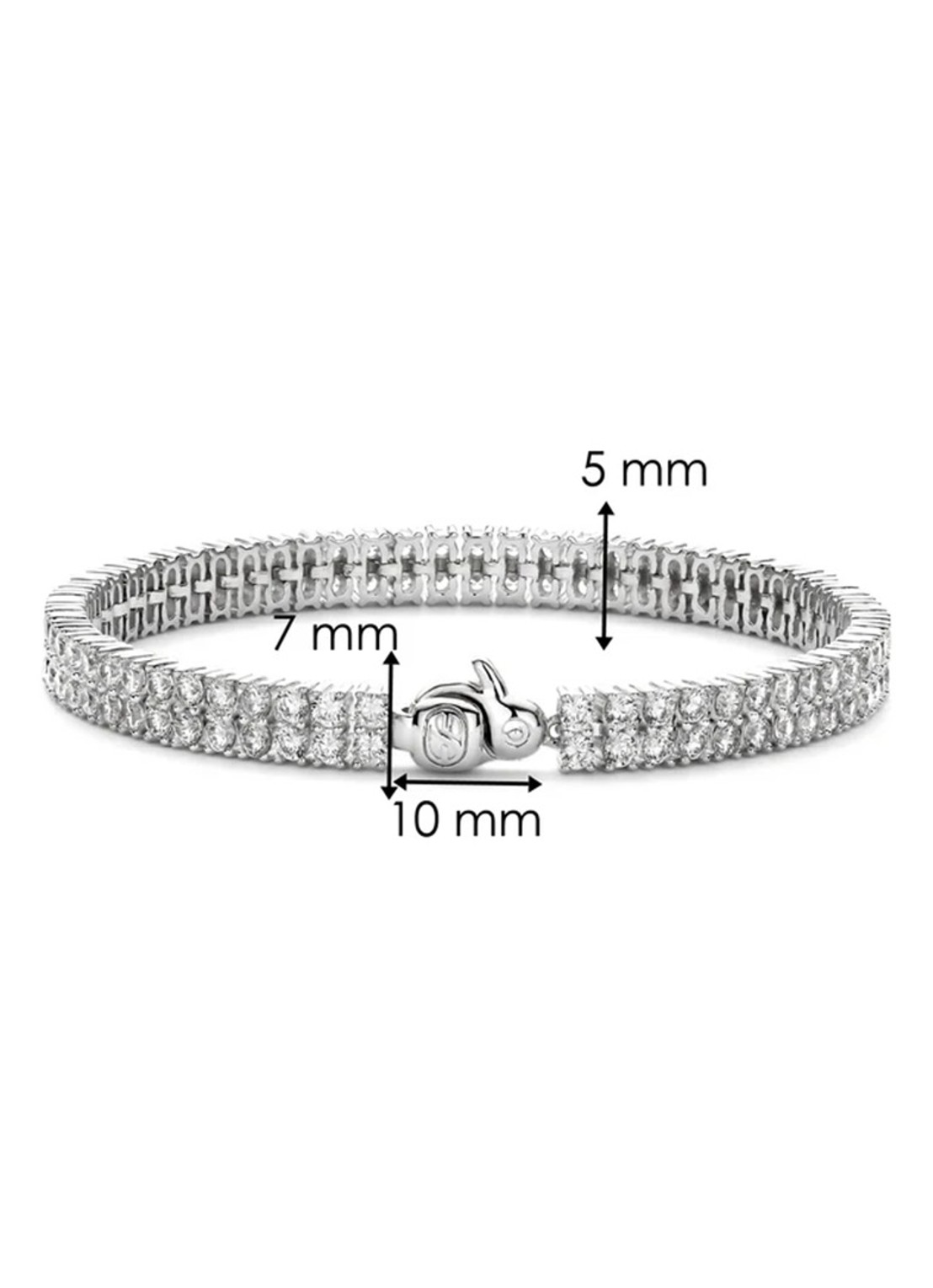 TI SENTO - Milano Armband 23067ZI - detail 2 zilver