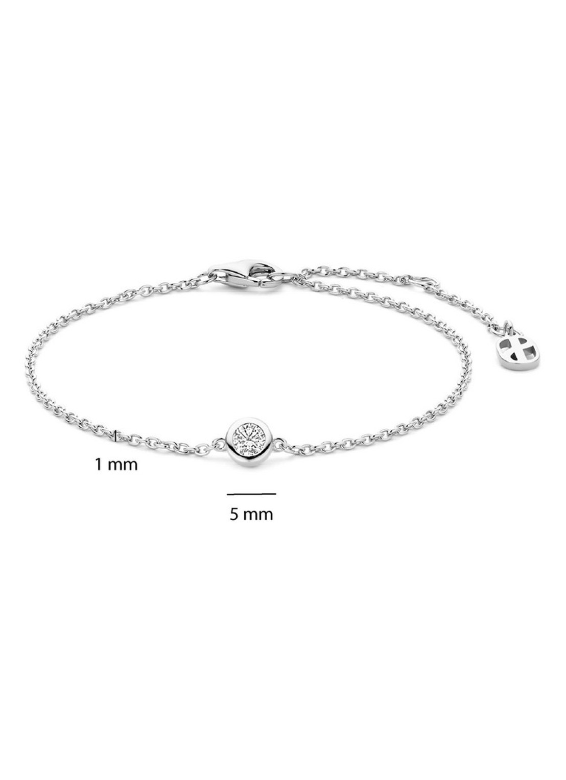 TI SENTO - Milano Armband 23092ZI - detail 5 zilver