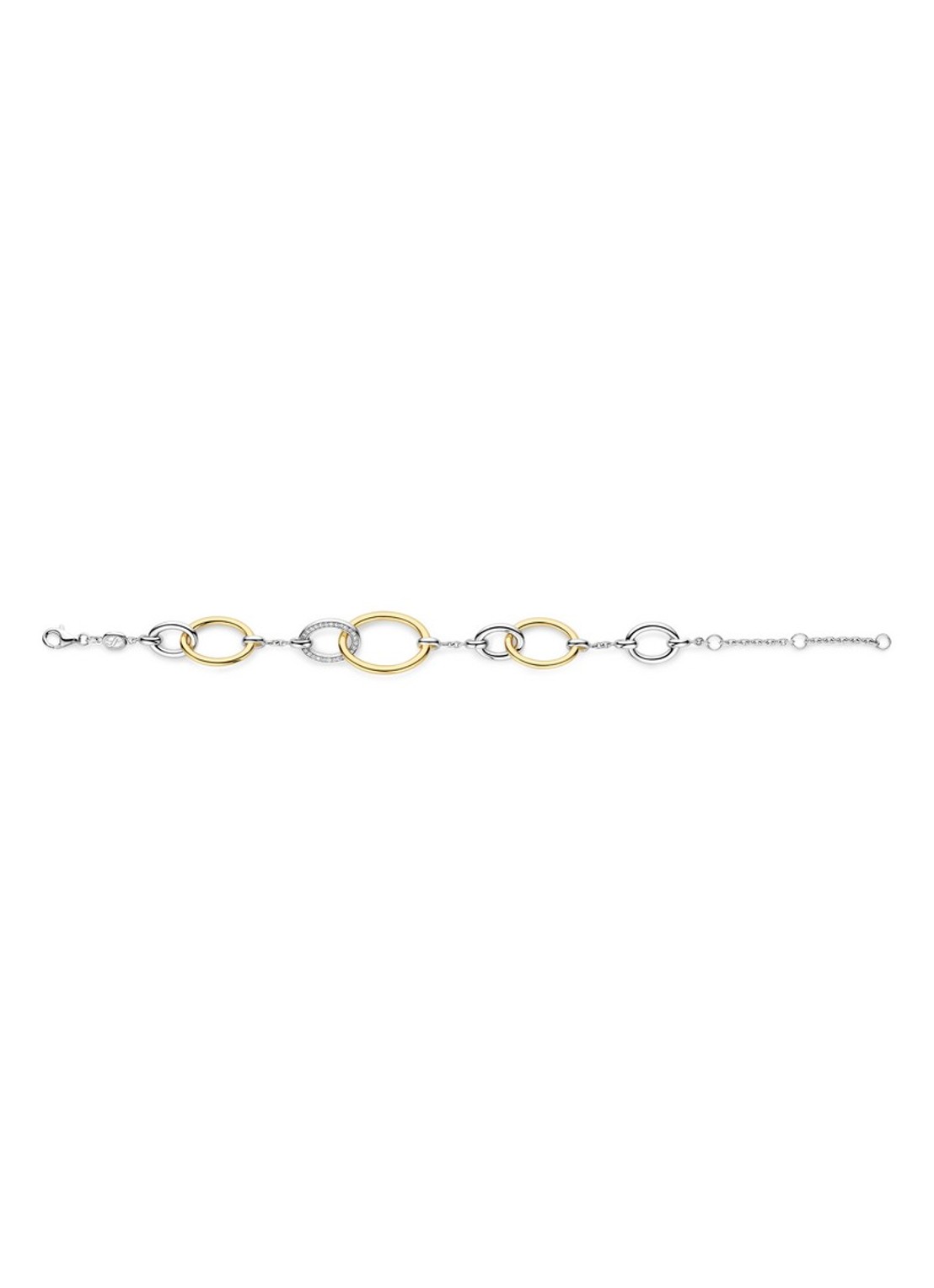TI SENTO - Milano Armband 23096ZY - detail zilver