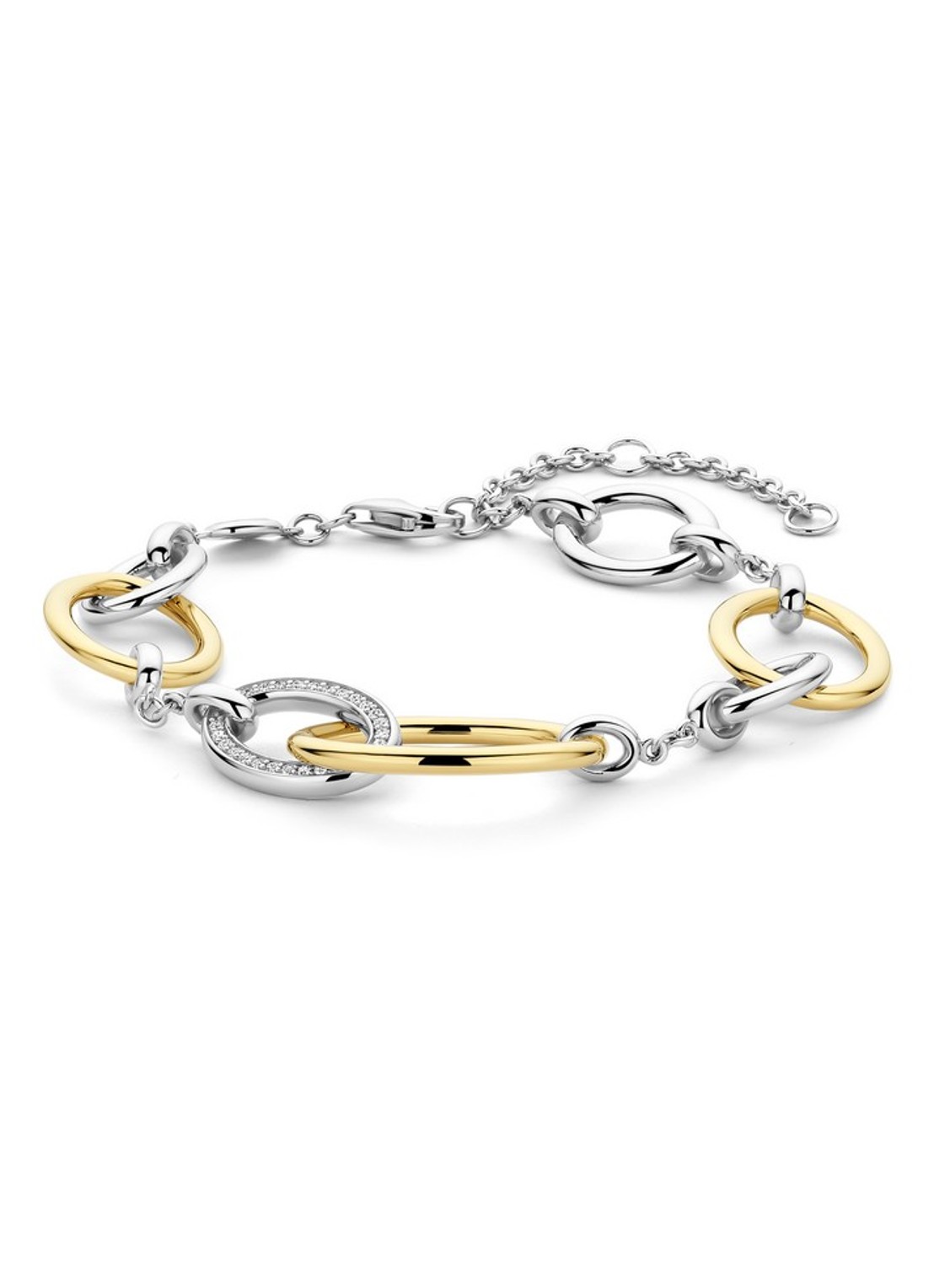 TI SENTO - Milano Armband 23096ZY - voorkant 4 zilver