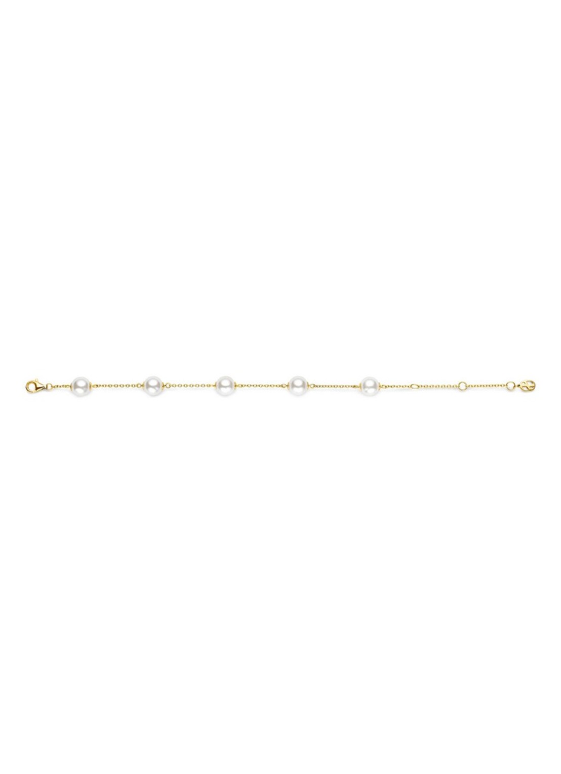 TI SENTO - Milano Armband met parel 23105YP - detail goud
