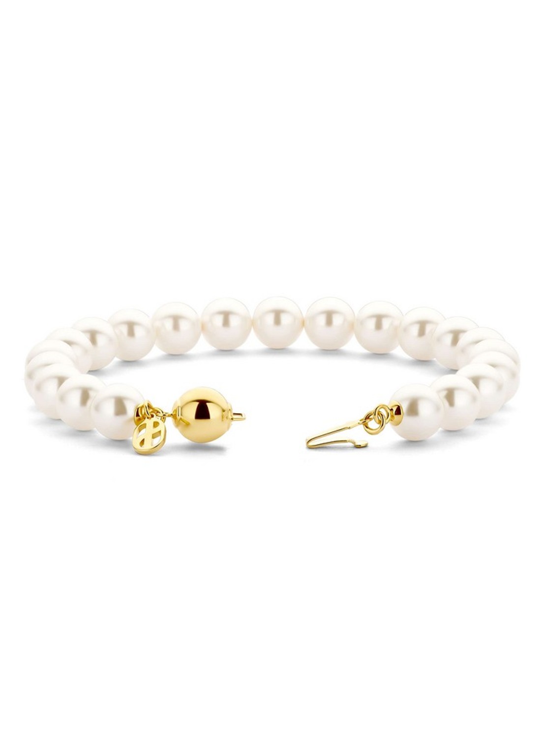 TI SENTO - Milano Armband met parels 23104YP - detail 2 parelmoer