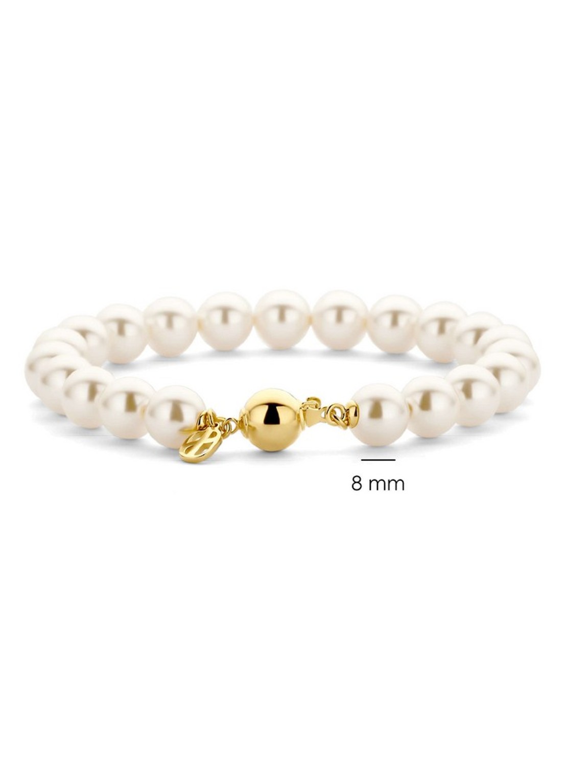 TI SENTO - Milano Armband met parels 23104YP - detail 3 parelmoer