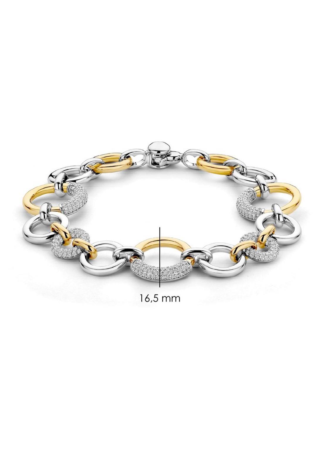 TI SENTO - Milano Armband met zirkonia 23102ZY - detail 6 zilver