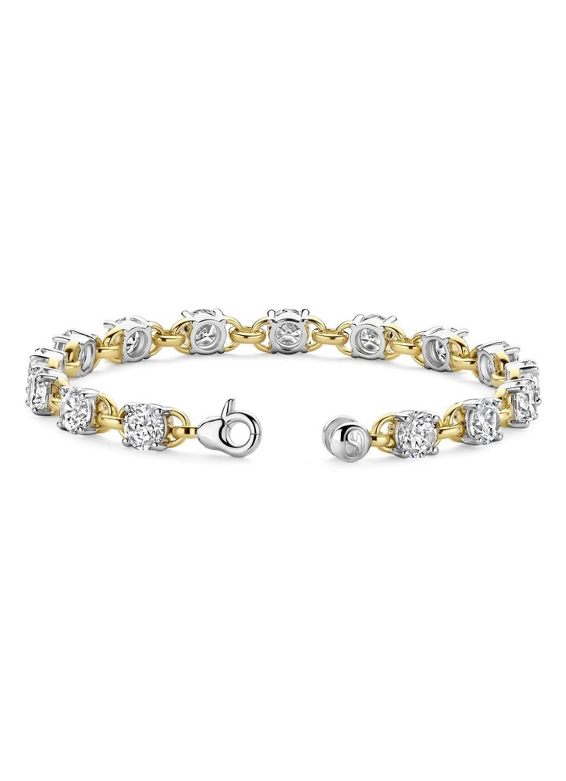 TI SENTO - Milano Armband met zirkonia 23109ZY - detail 5 goud