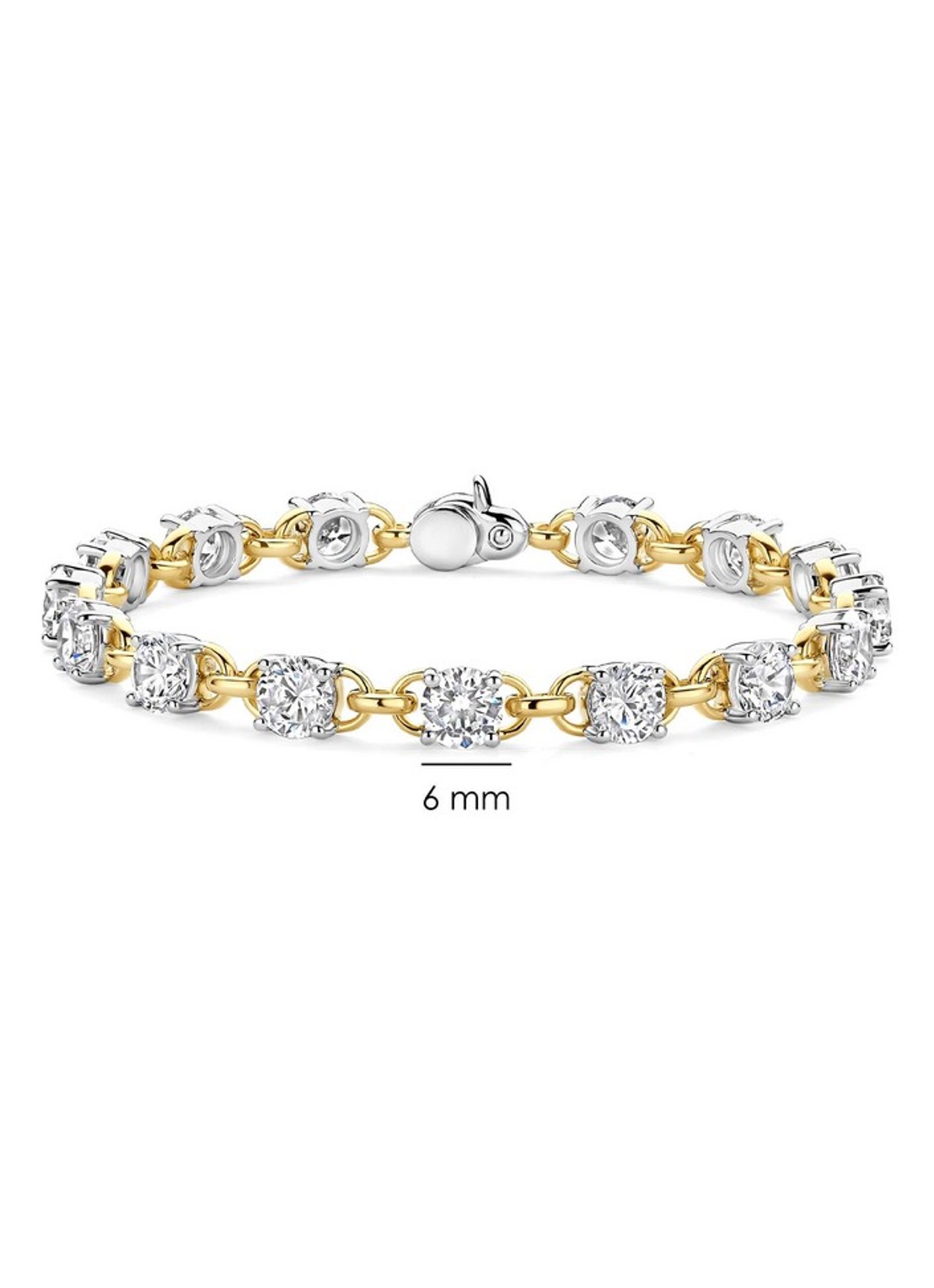 TI SENTO - Milano Armband met zirkonia 23109ZY - detail 6 goud