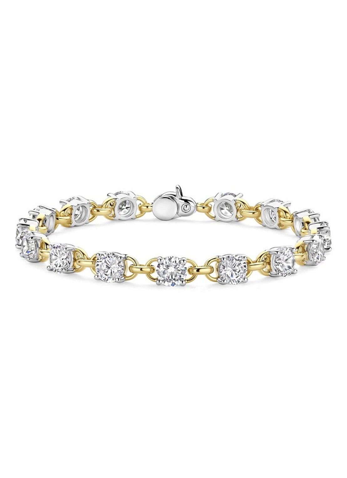 TI SENTO - Milano Armband met zirkonia 23109ZY - voorkant 3 goud