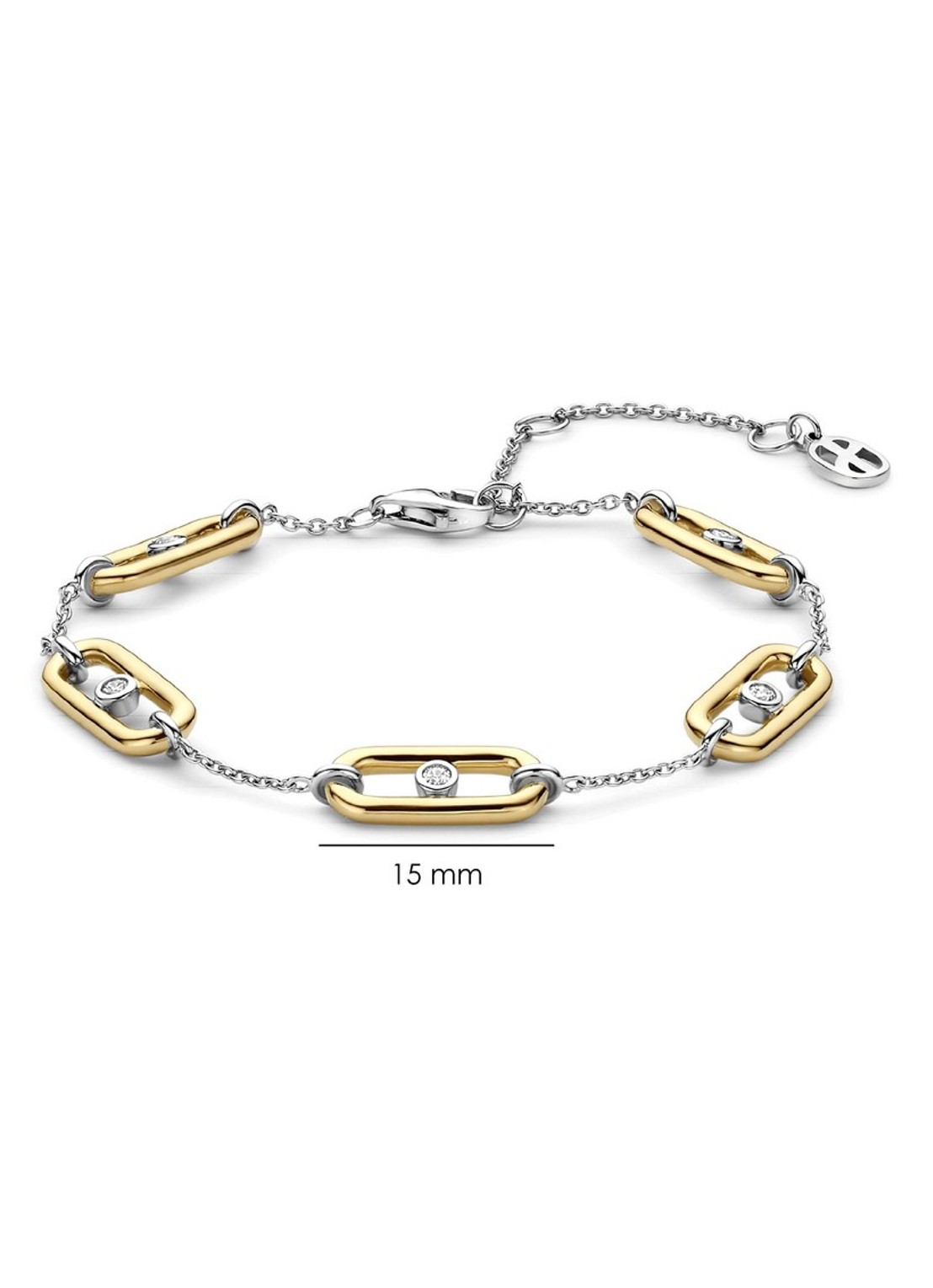TI SENTO - Milano Armband met zirkonia 23111ZY - detail 3 goud