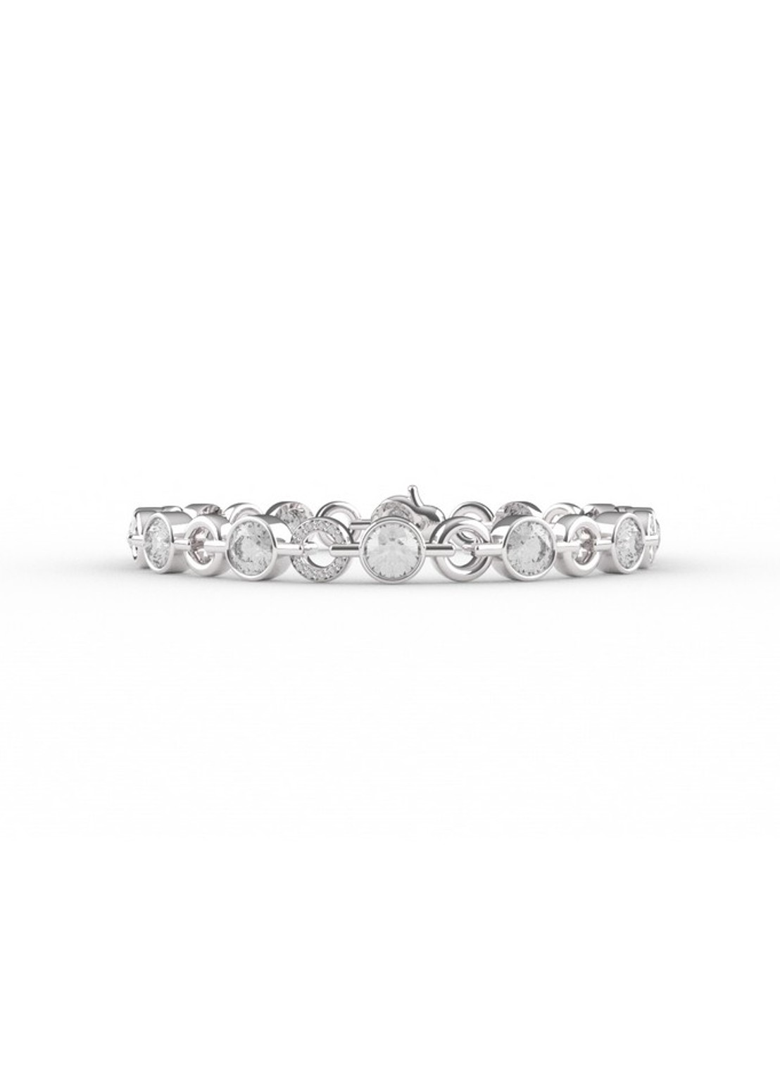 TI SENTO - Milano Armband van zilver 23054ZI - voorkant zilver