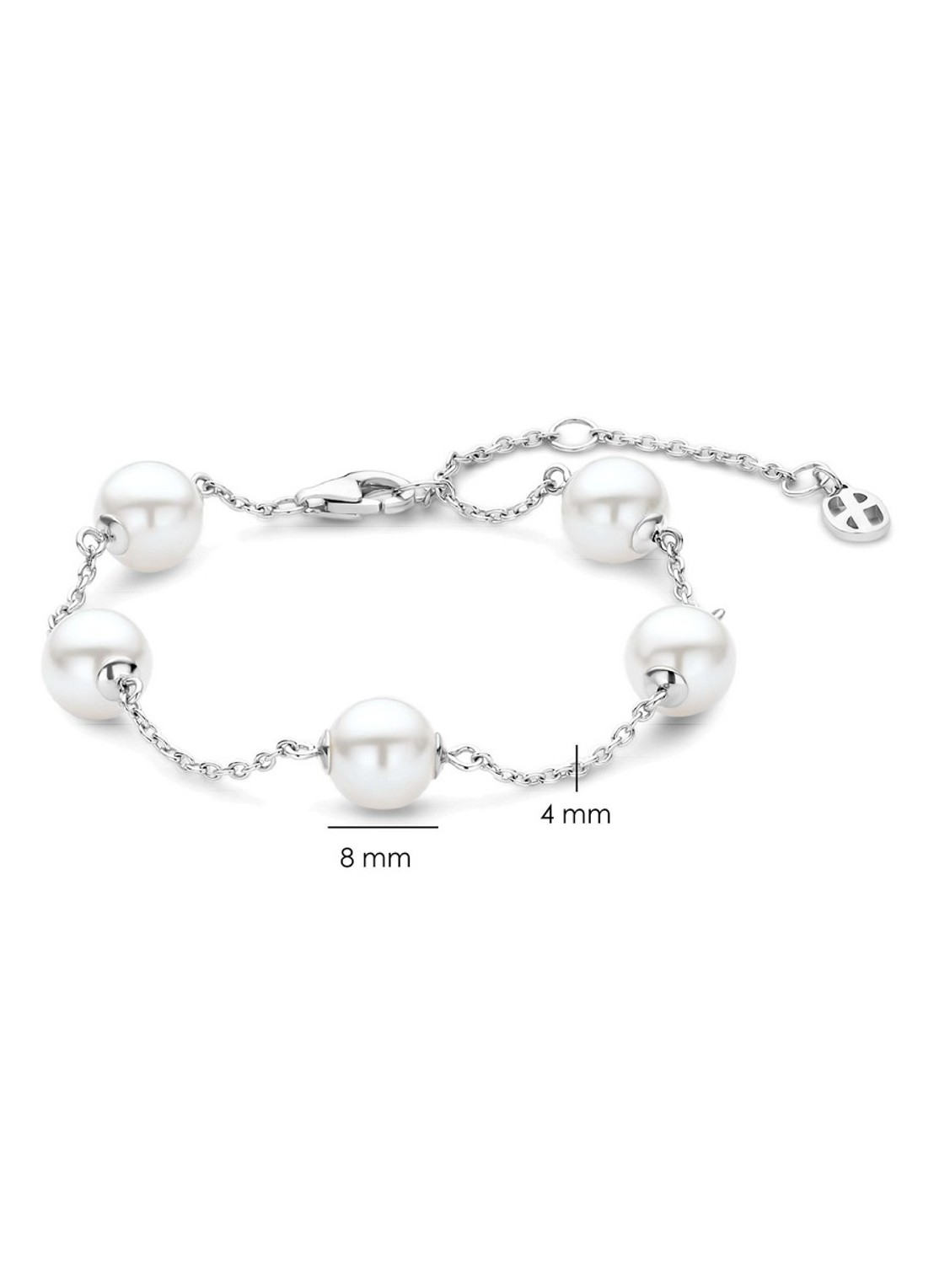 TI SENTO - Milano Armband van zilver 23105PW - detail 5 zilver
