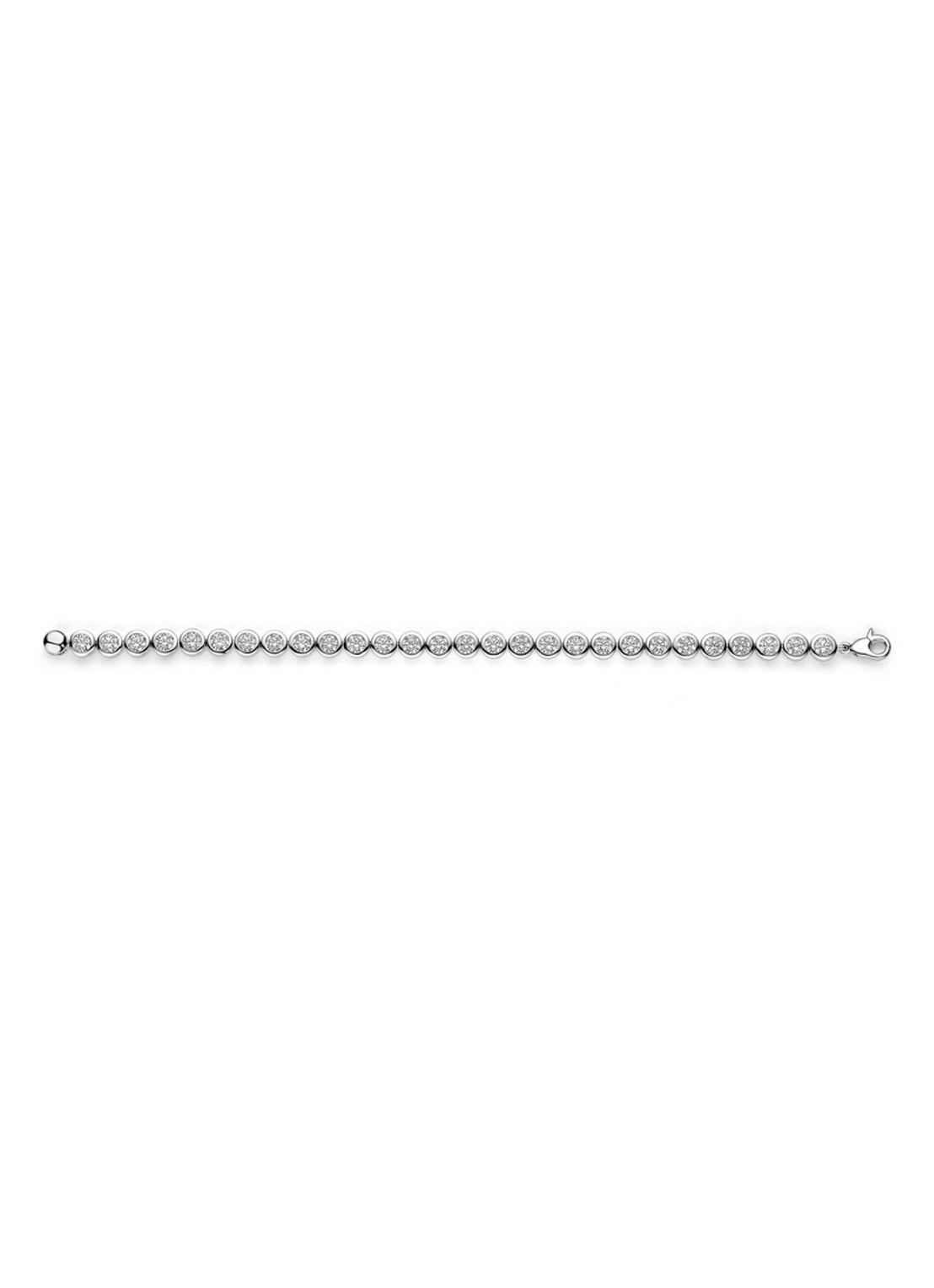 TI SENTO - Milano Armband van zilver 23107ZI - detail zilver