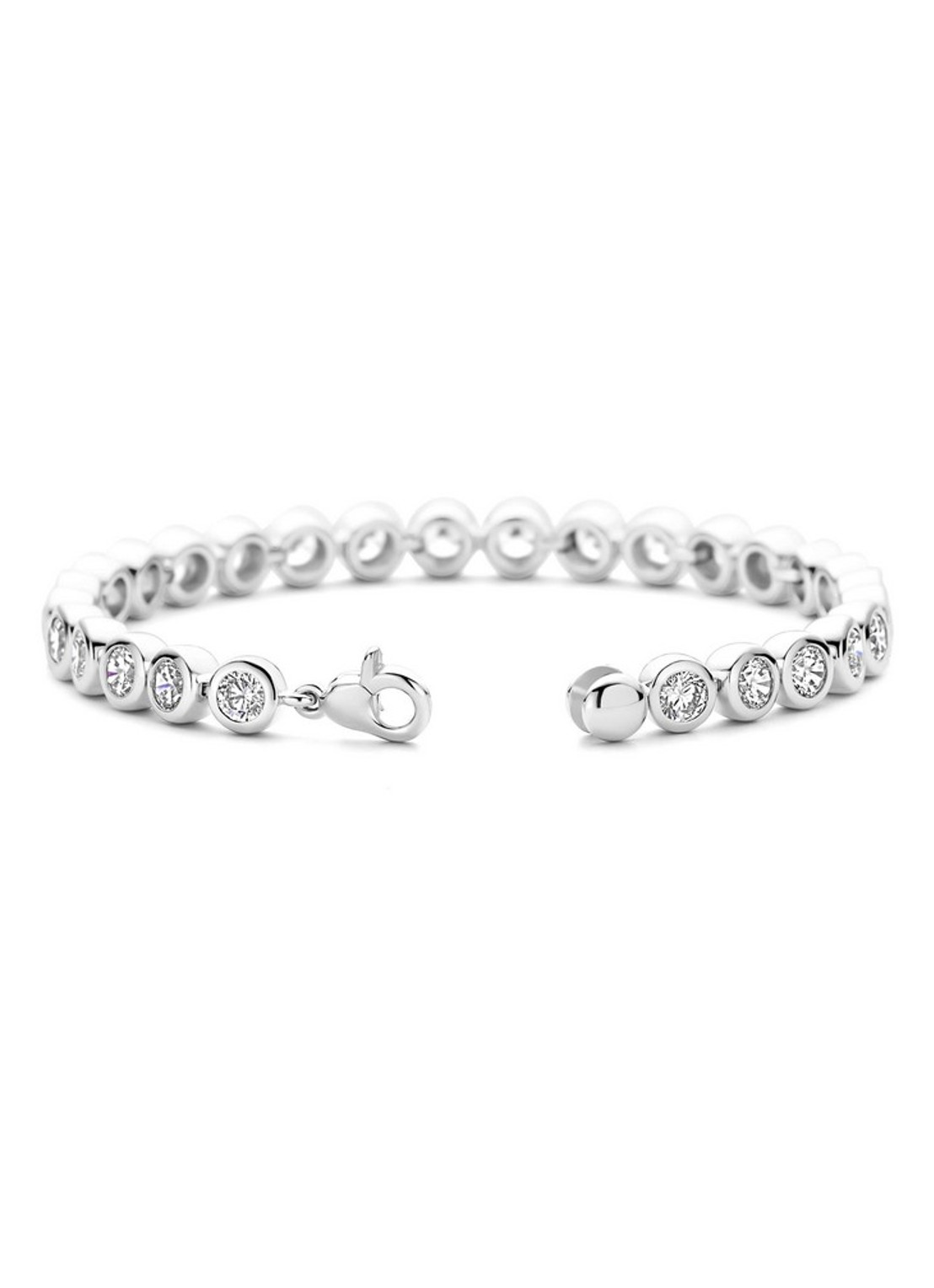 TI SENTO - Milano Armband van zilver 23107ZI - detail 2 zilver