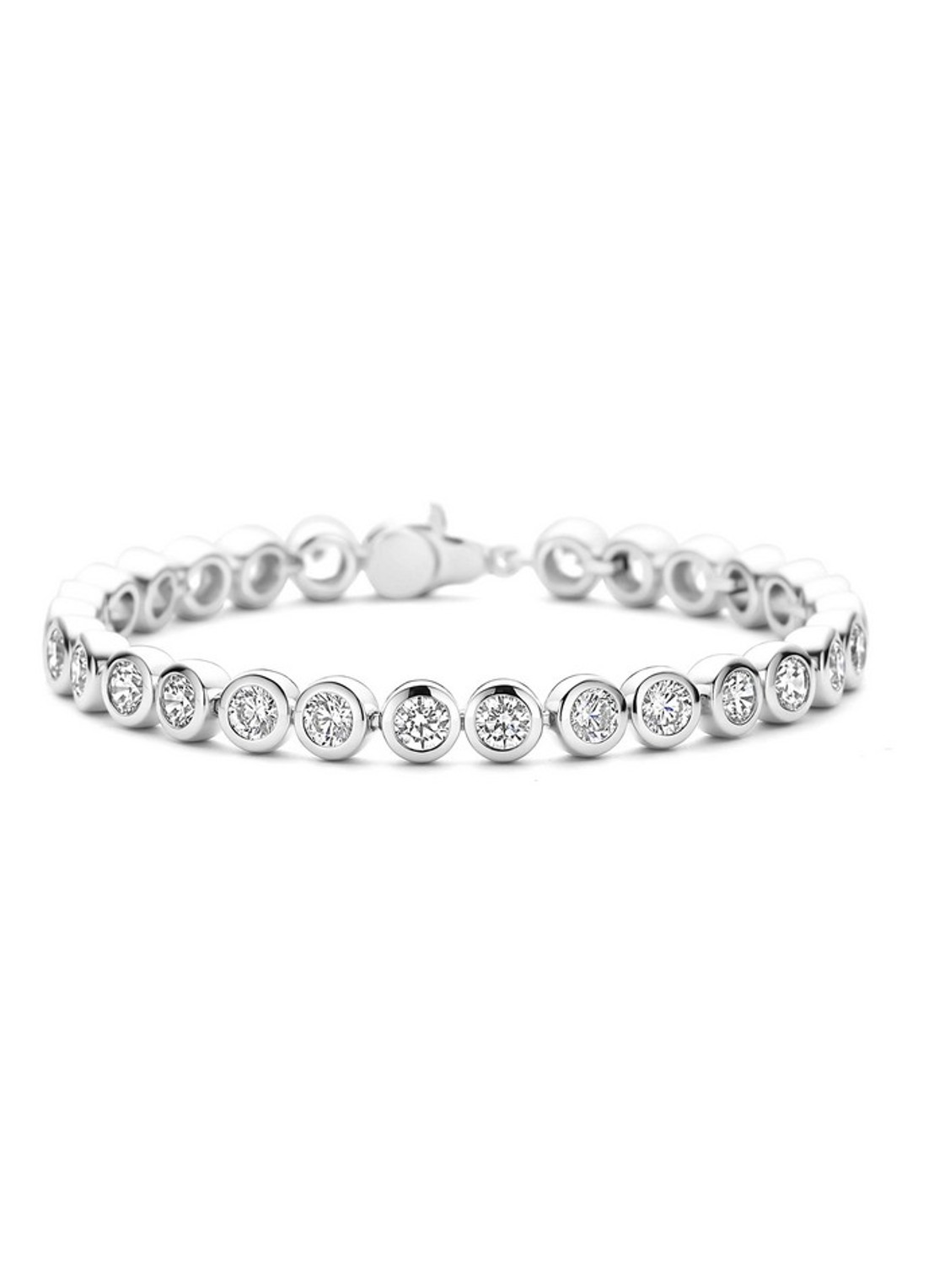 TI SENTO - Milano Armband van zilver 23107ZI - voorkant 4 zilver