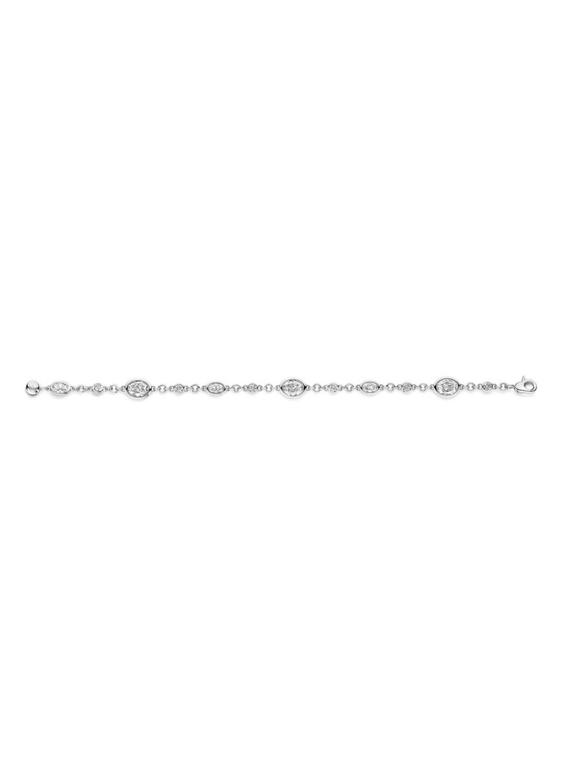 TI SENTO - Milano Armband van zilver 23108ZI - detail zilver