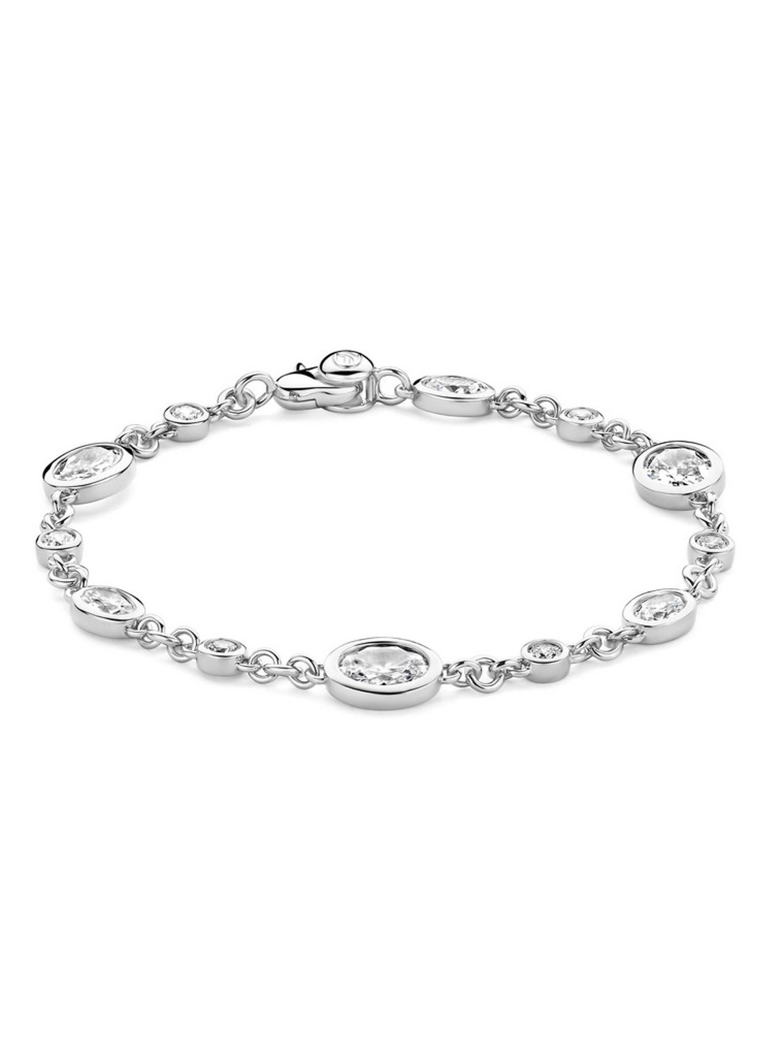 TI SENTO - Milano Armband van zilver 23108ZI - voorkant 4 zilver
