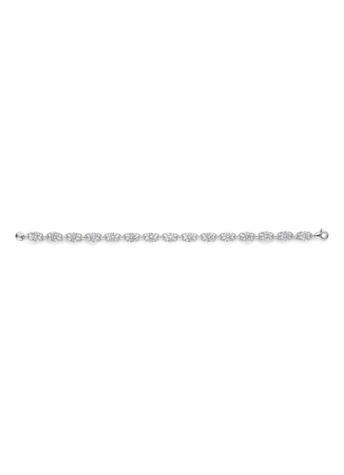 TI SENTO - Milano Armband van zilver 23109ZI - detail goud