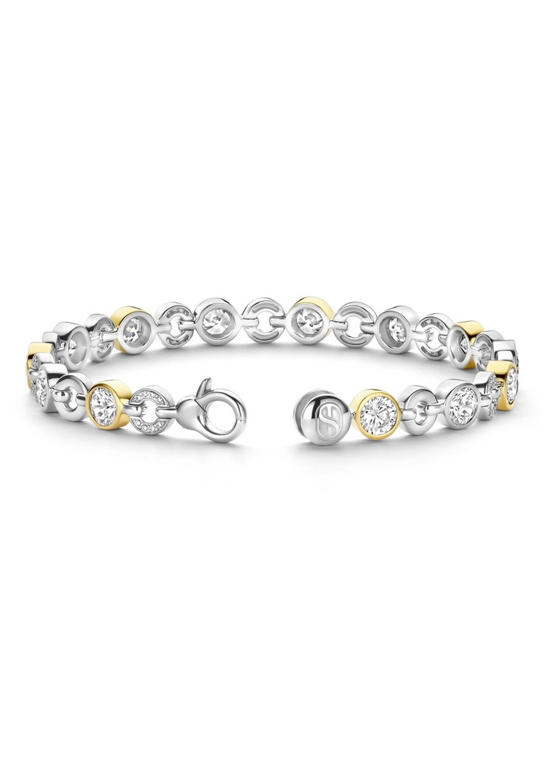 TI SENTO - Milano Armband verguld 23054ZY - detail 4 zilver