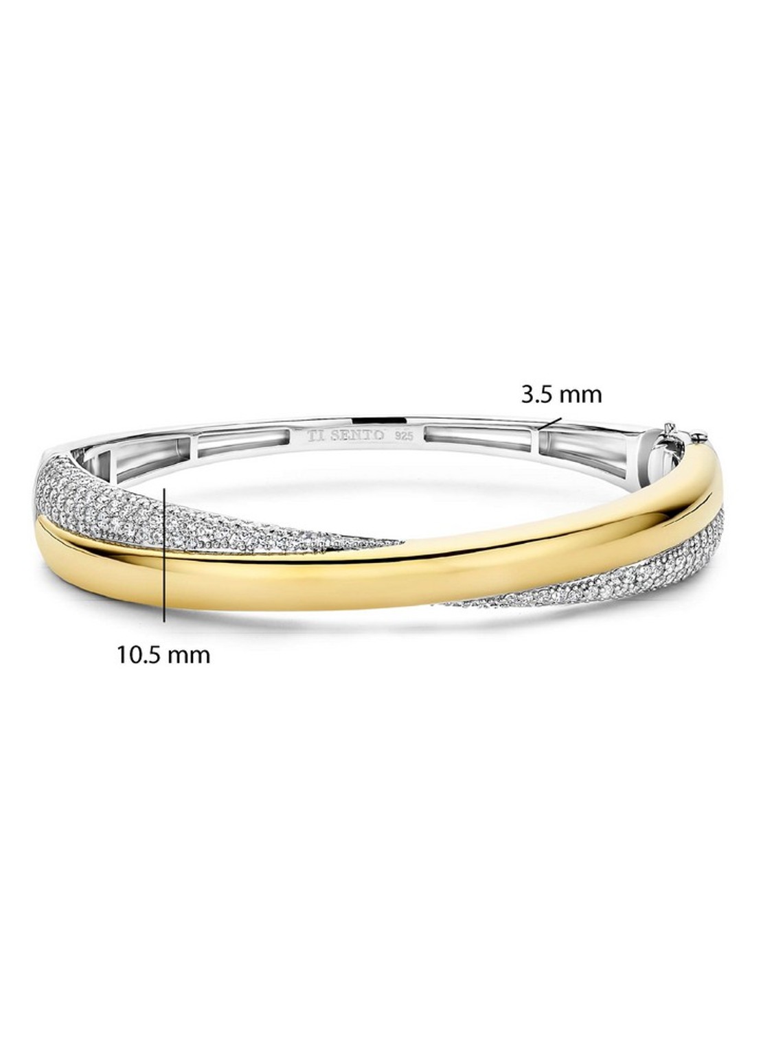 TI SENTO - Milano Armband verguld 23090ZY - detail 3 goud