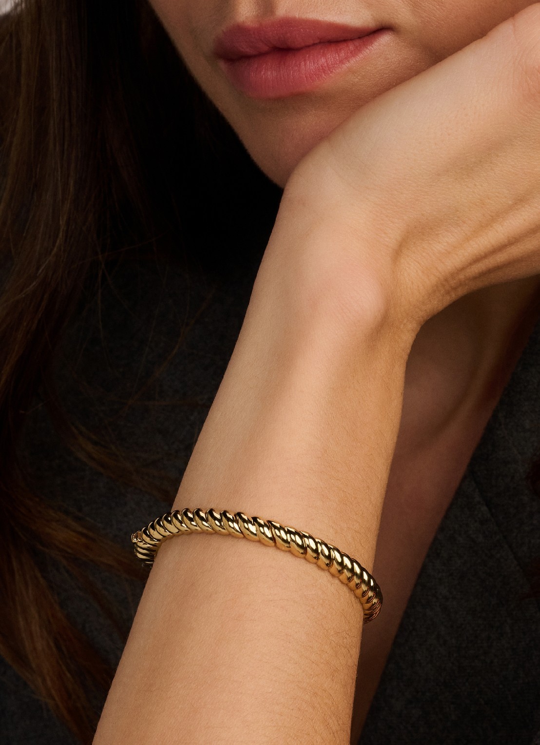 TI SENTO - Milano Armband verguld 23095SY - voorkant 5 goud