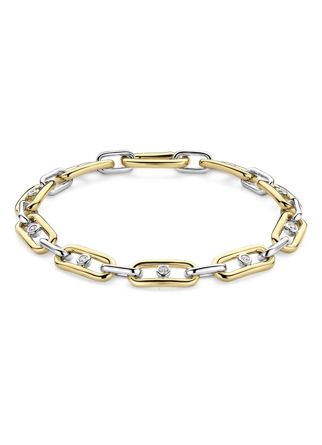 TI SENTO - Milano Armband verguld 23112ZY - voorkant goud