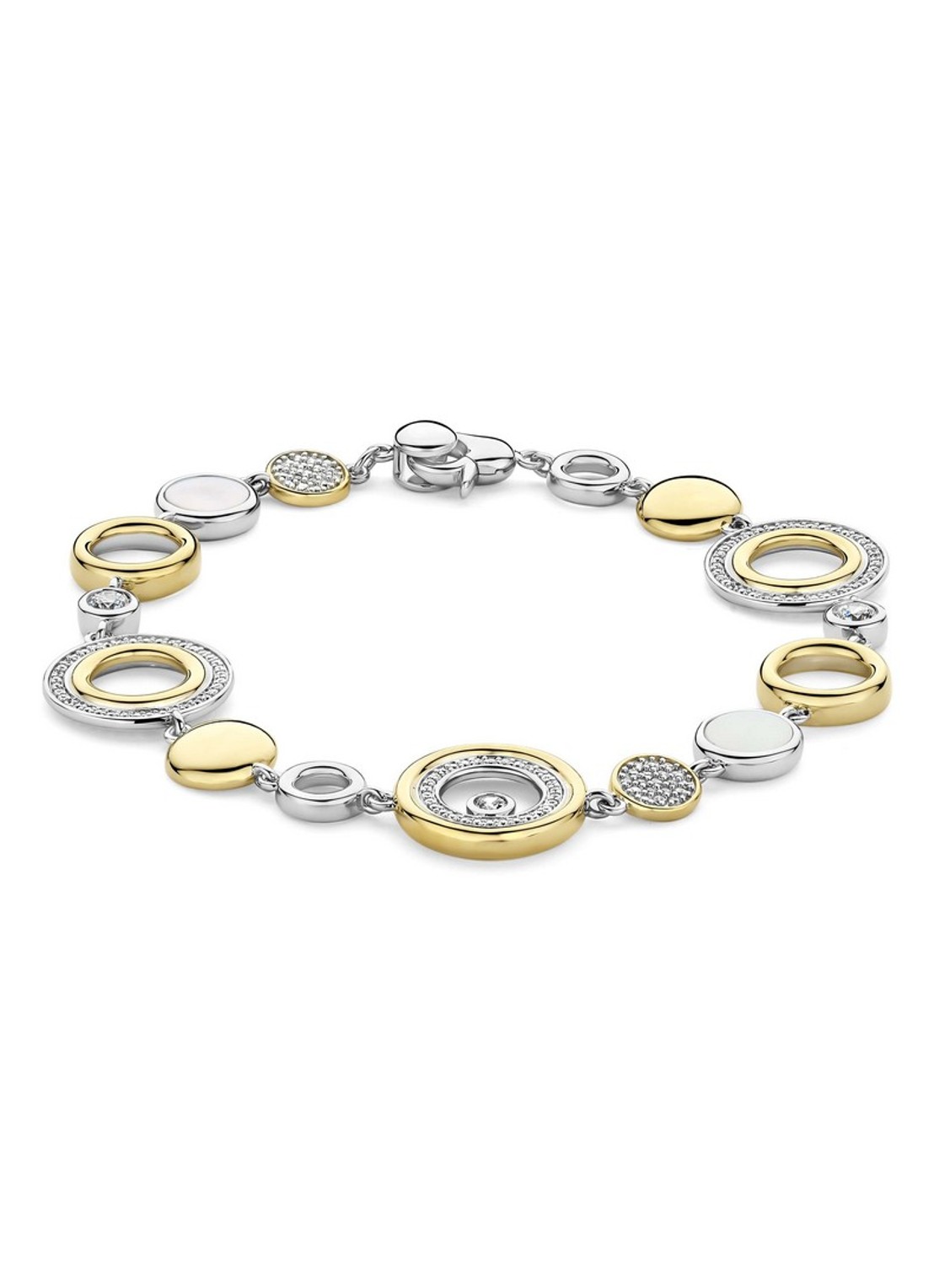 TI SENTO - Milano Armband verguld 23113ZY - voorkant 3 goud