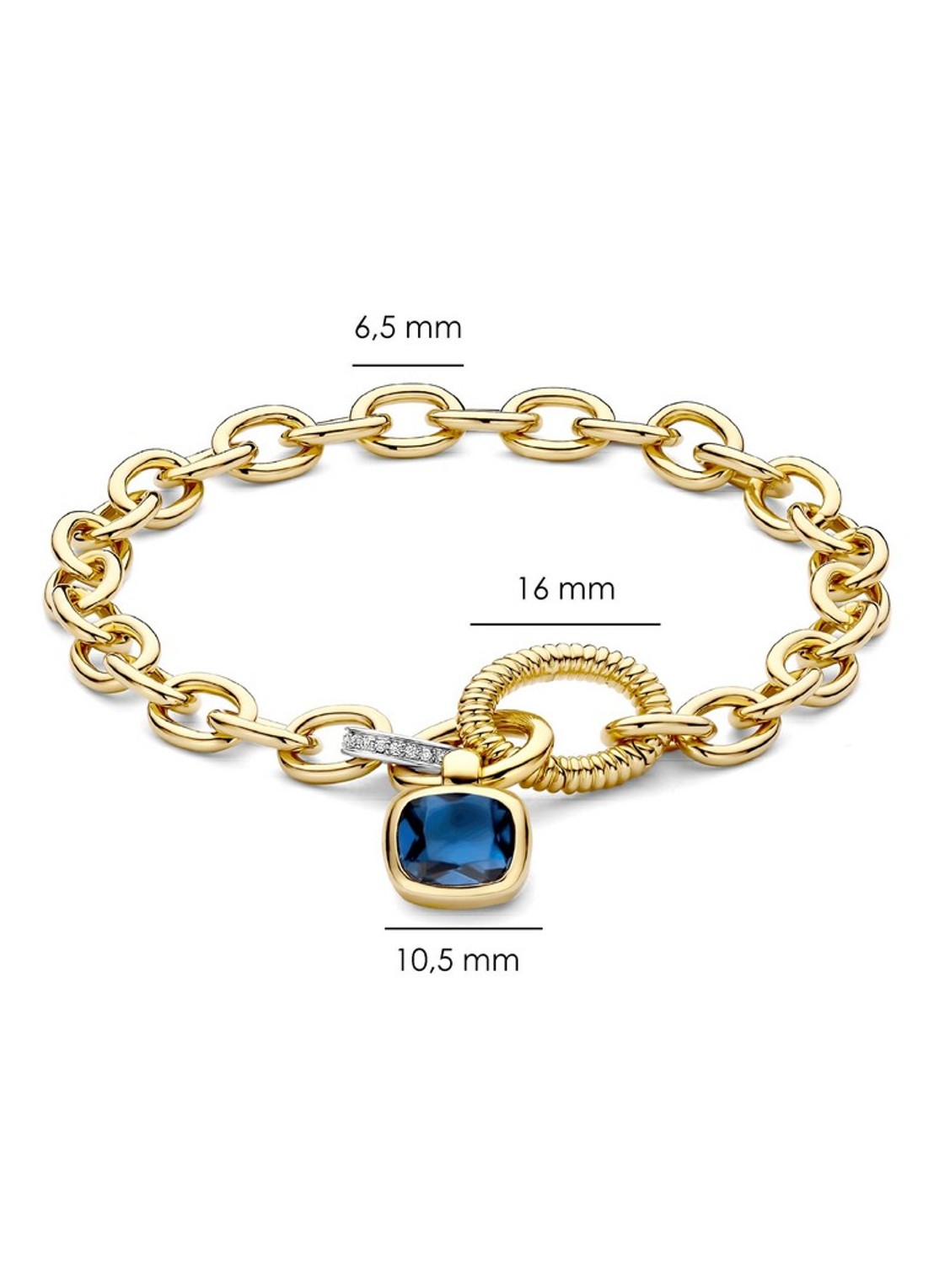 TI SENTO - Milano Armband verguld 23119DB - detail 3 goud