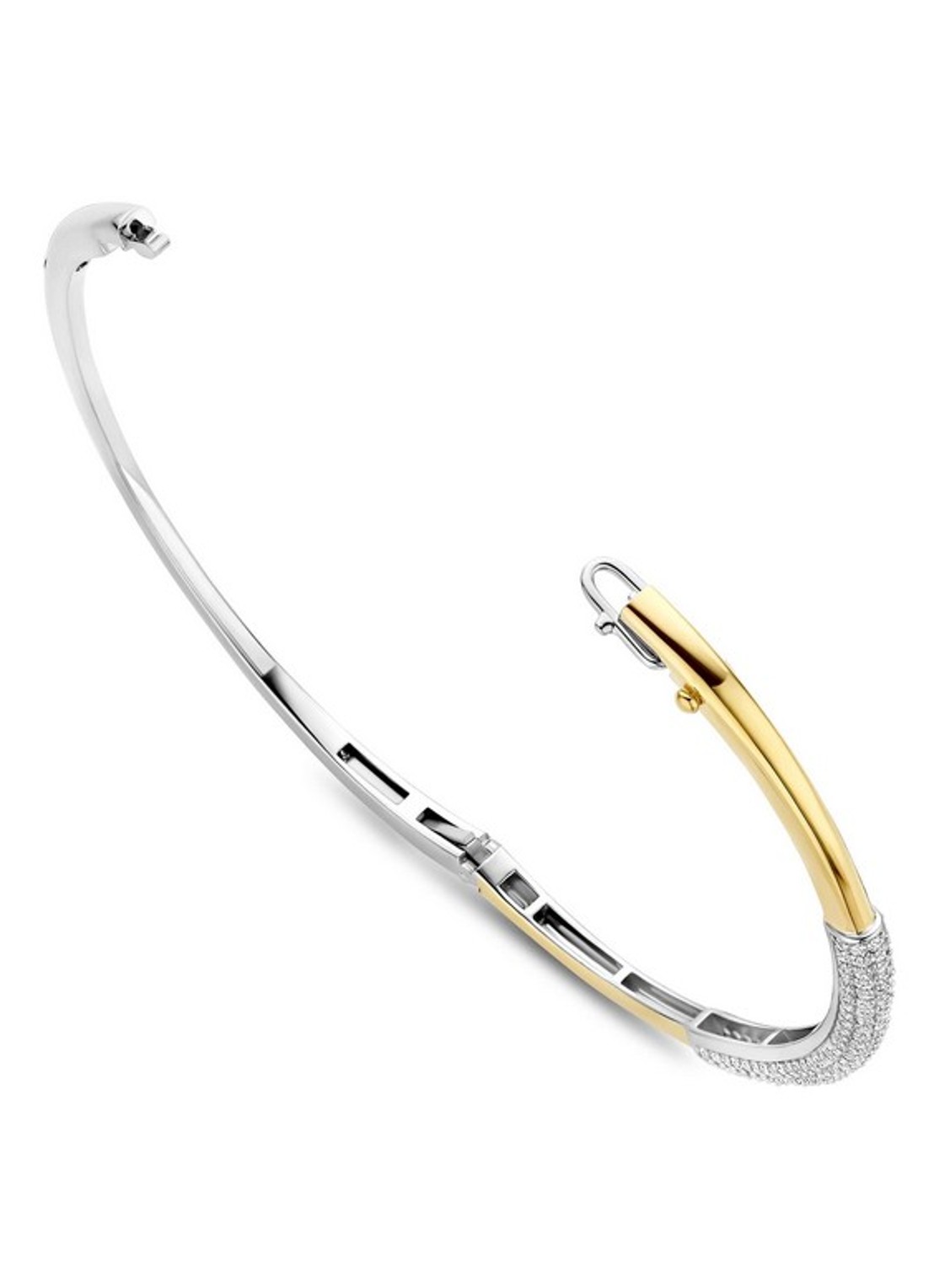 TI SENTO - Milano Bangle met zirkonia 23103ZY - detail 2 goud