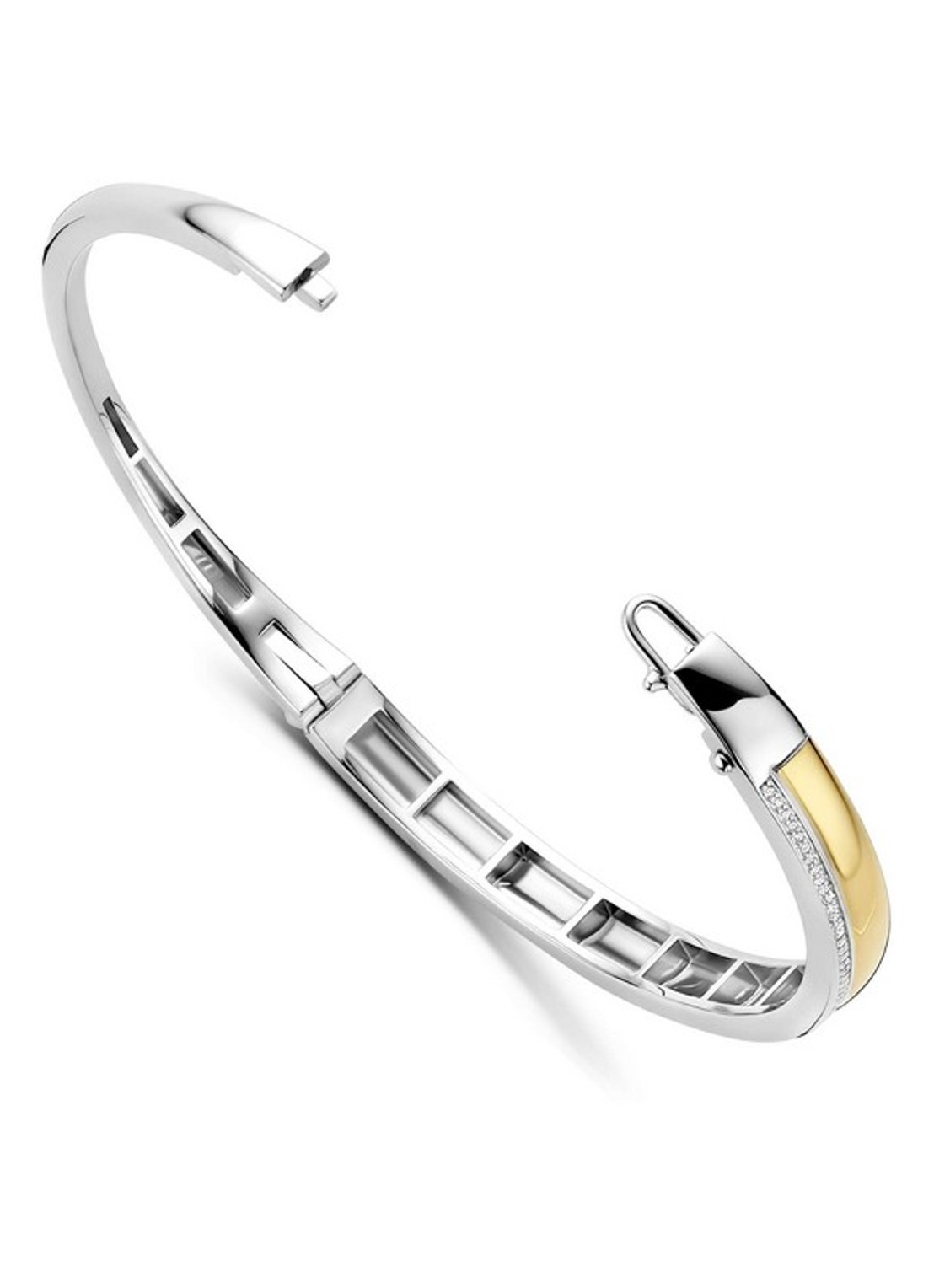 TI SENTO - Milano Bangle met zirkonia 23106ZY - detail 2 goud